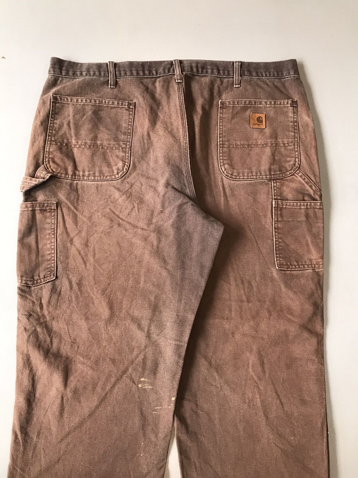 Carhartt Vintage carhartt faded carpenter workwear denim Size US 44 / EU 60 - 13 Thumbnail