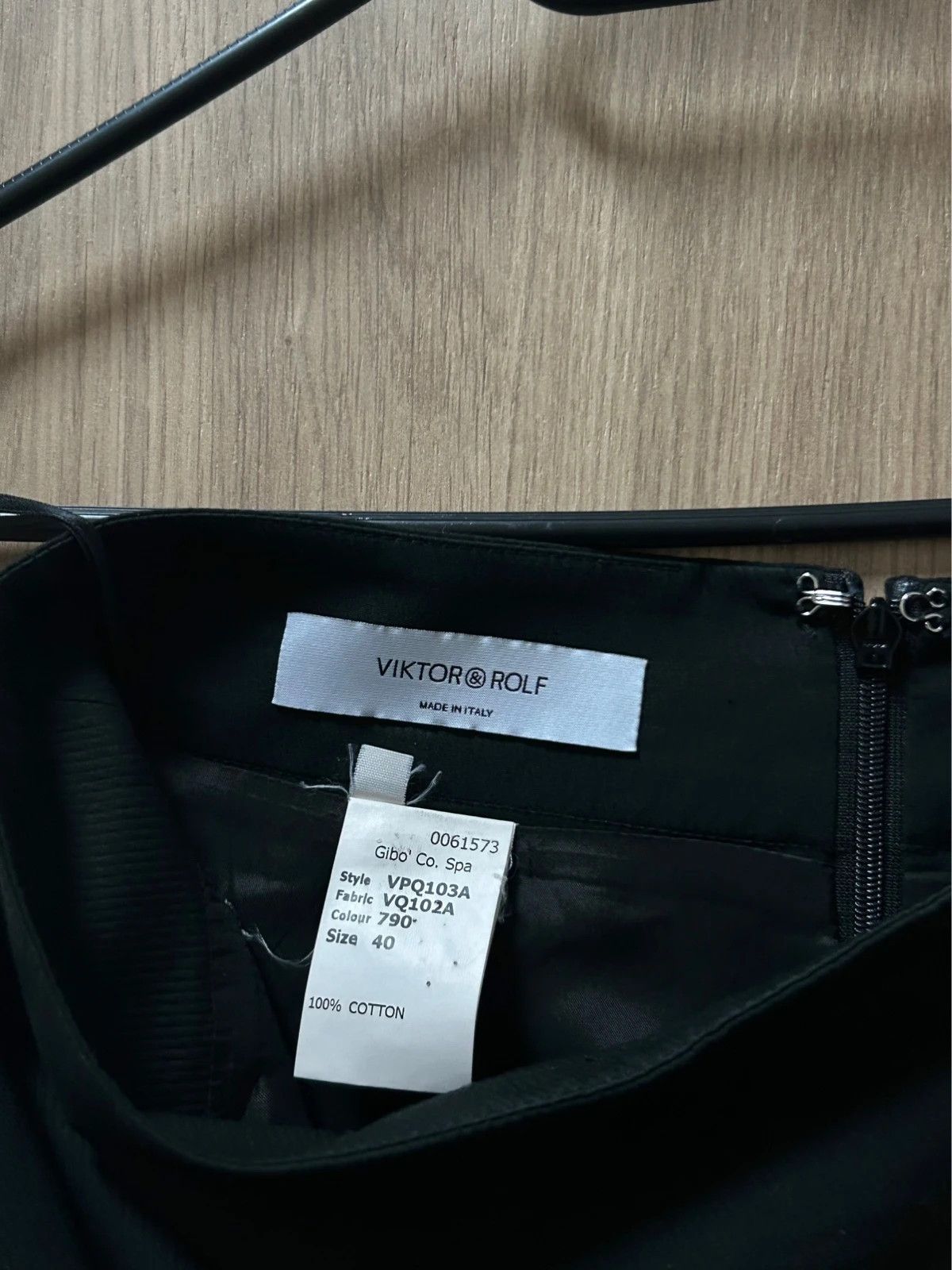 Viktor & Rolf Viktor & Rolf Black Midi Skirt Size 27" / US 4 / IT 40 - 4 Thumbnail