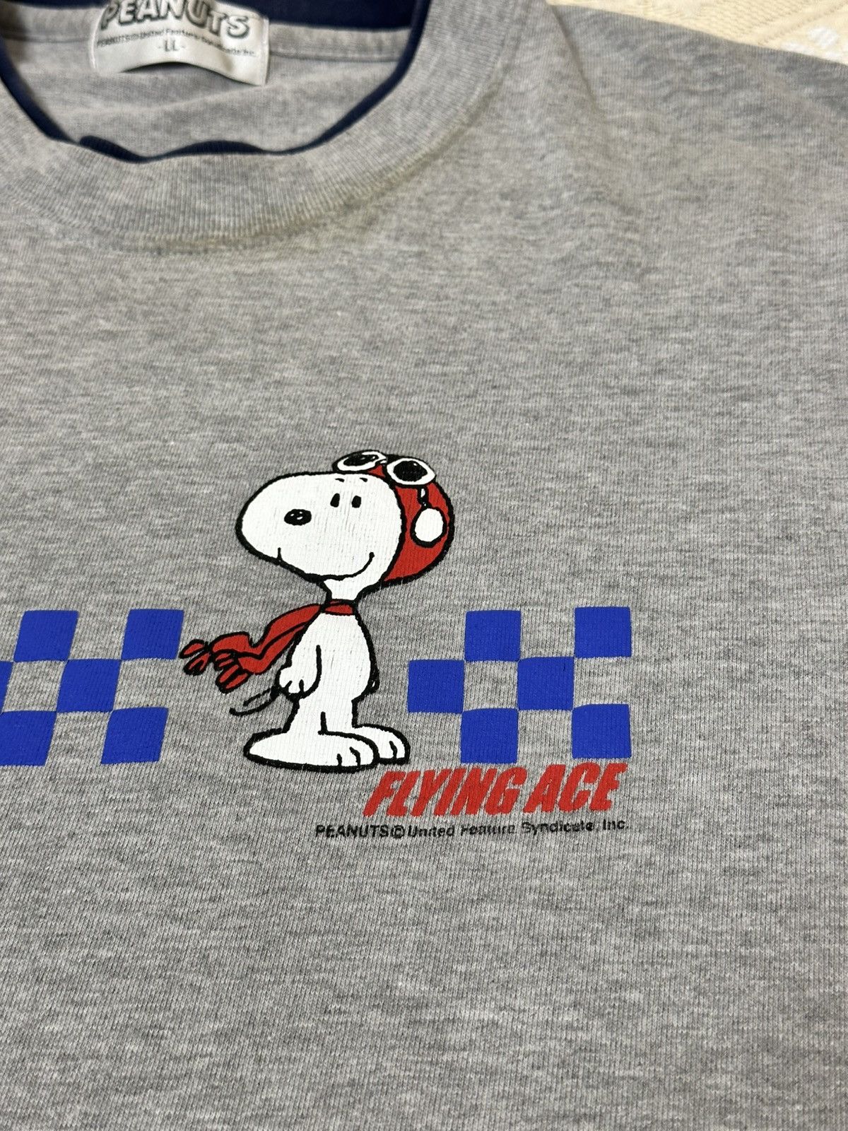 Peanuts 🔥 90s Vintage Peanuts Flying Ace Cartoon T Shirt Movie Size US L / EU 52-54 / 3 - 5 Thumbnail