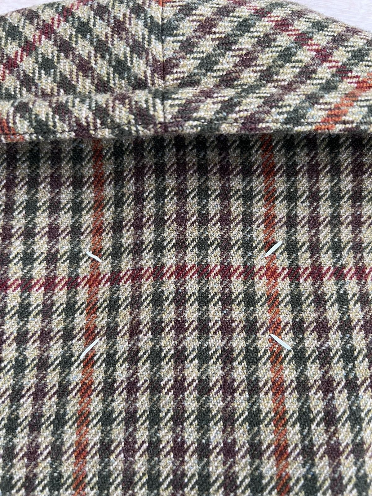 Maison Margiela $4.5k+ FW22 Lines 1 & 10 checked greatcoat, IT50 (oversized) Size US M / EU 48-50 / 2 - 18 Thumbnail