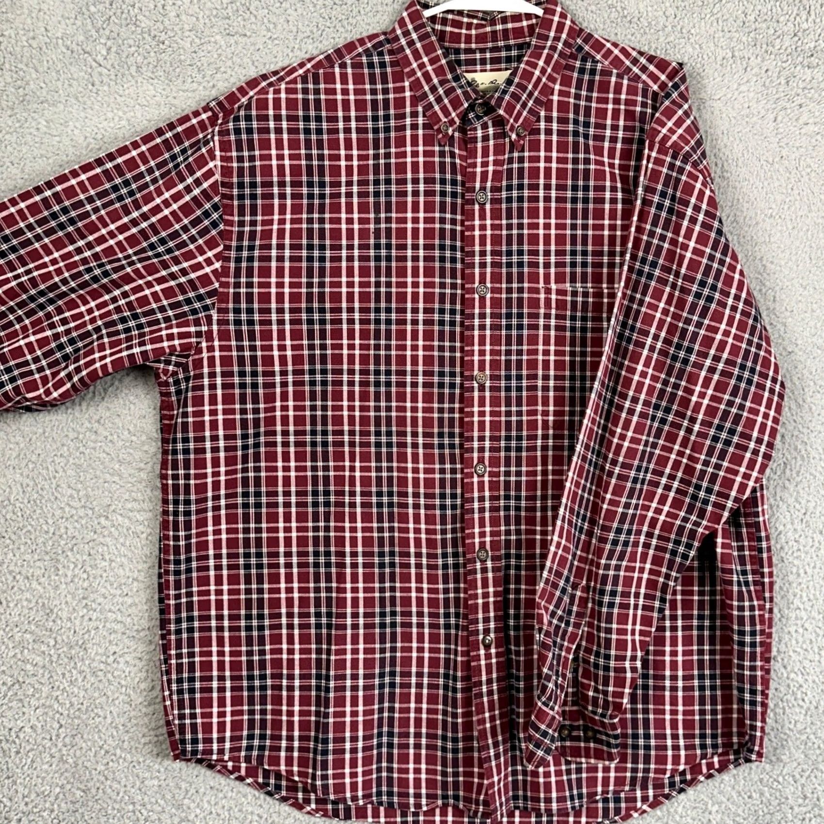 Eddie Bauer Eddie Bauer Shirt Button Down Mens Large Red Plaid Long Sleeve Regular Size US L / EU 52-54 / 3 - 2 Thumbnail