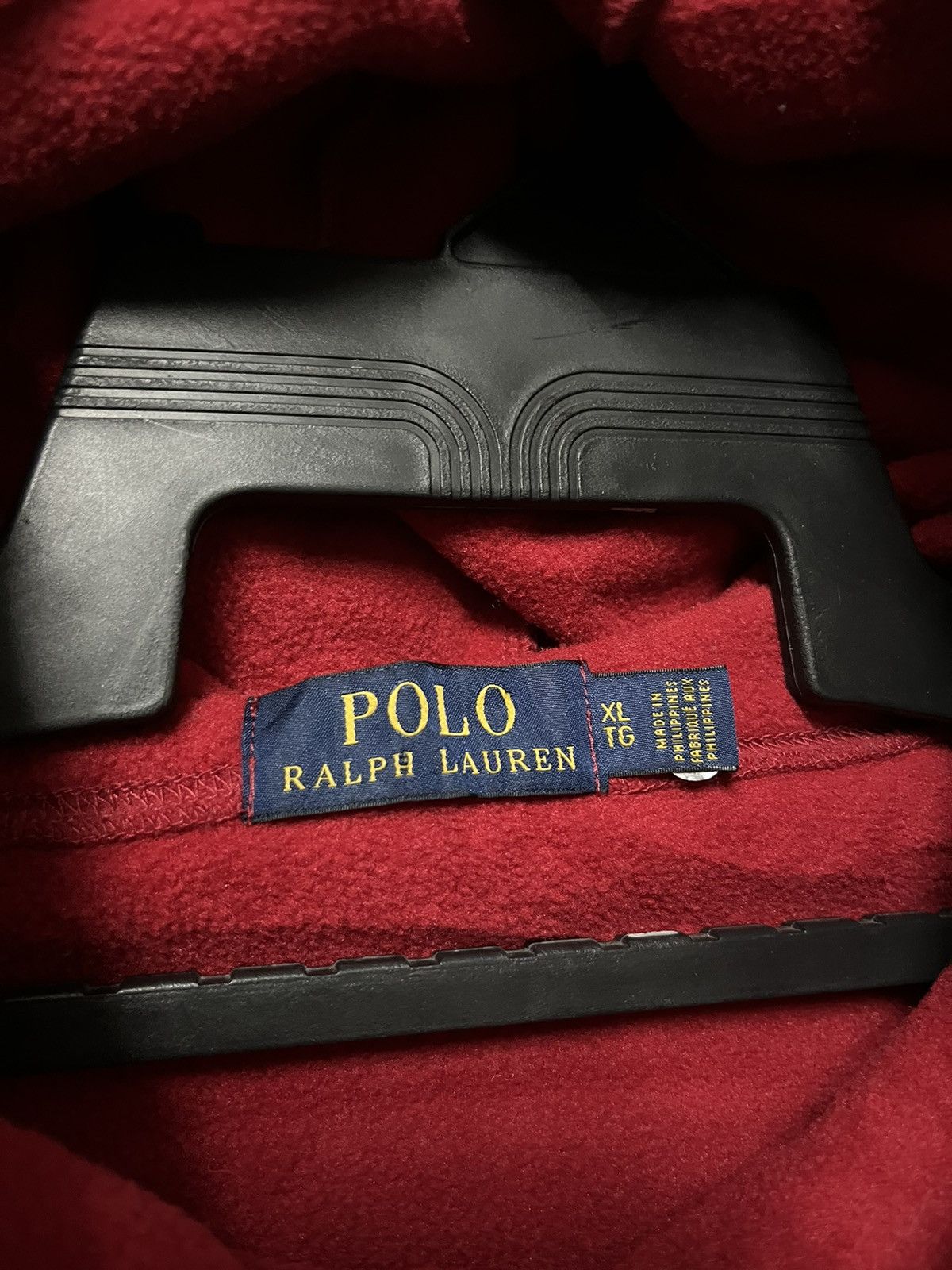 Polo Ralph Lauren 🔥Polo Ralph Lauren Red Fleece Logo Hoodie Size US XL / EU 56 / 4 - 6 Thumbnail