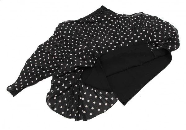 Comme des Garcons Comme Des Garcons size S Black Retro Polka Dot Design Skir Size 24" / US 00 / IT 34 - 4 Thumbnail