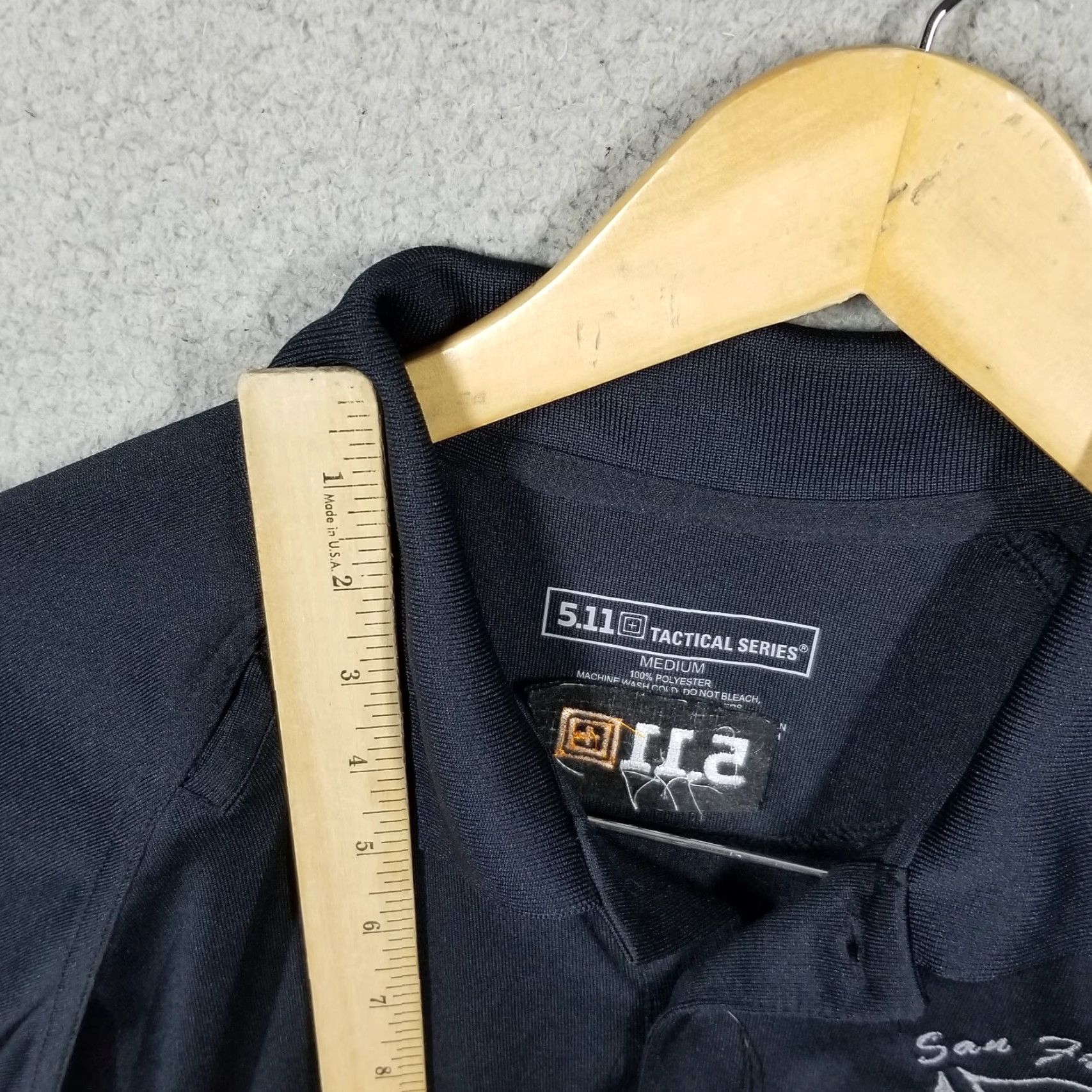 Vintage 5.11 Tactical Performance Polo Shirt M Adult Medium Dark Navy 5.11 Logo Firefighter Military Casual Everyday Mens NWT Size US M / EU 48-50 / 2 - 3 Thumbnail