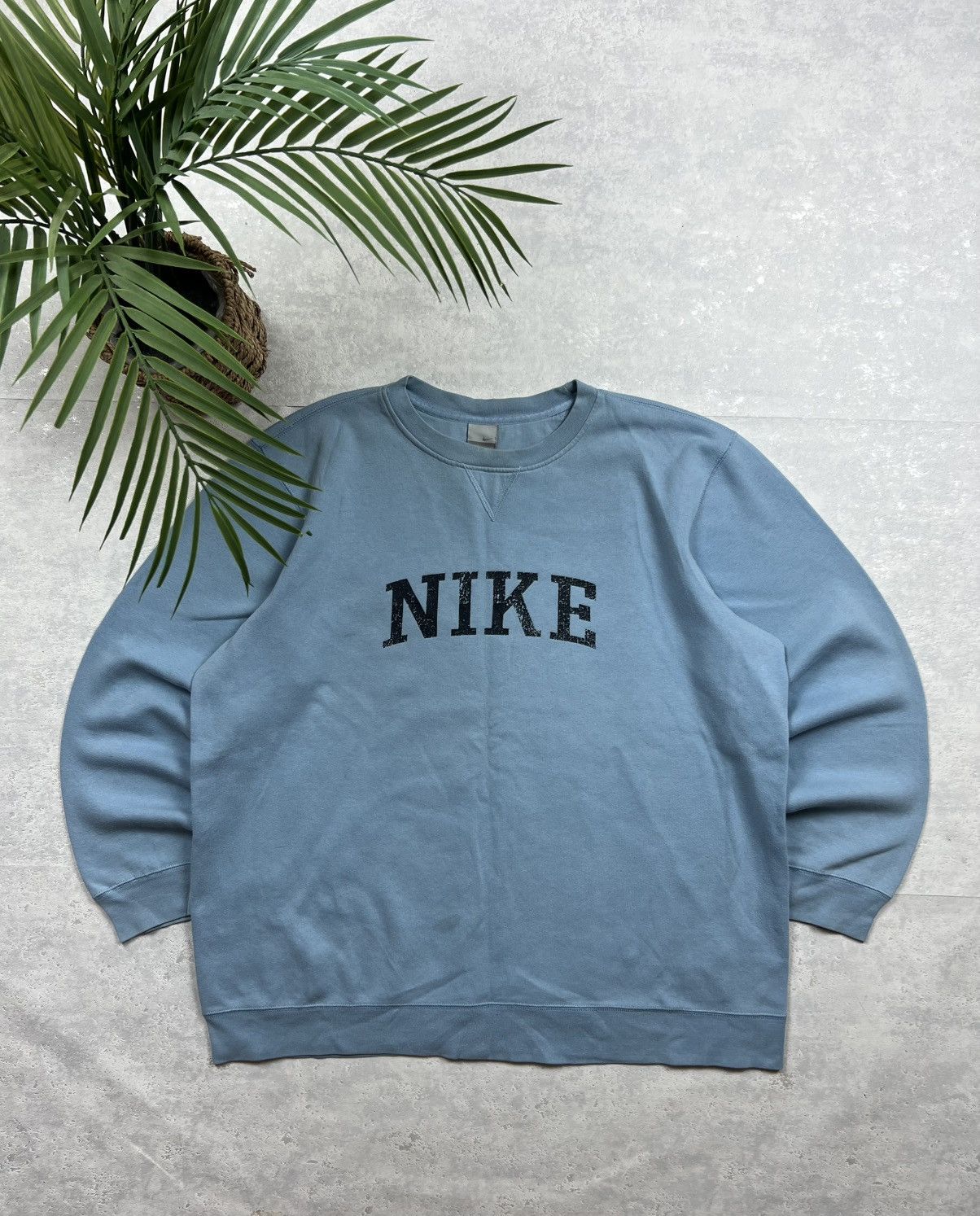 Nike 90s Nike Big Logo Spellout Vintage Y2K Oversized Sweatshirt Size US XL / EU 56 / 4 - 1 Thumbnail