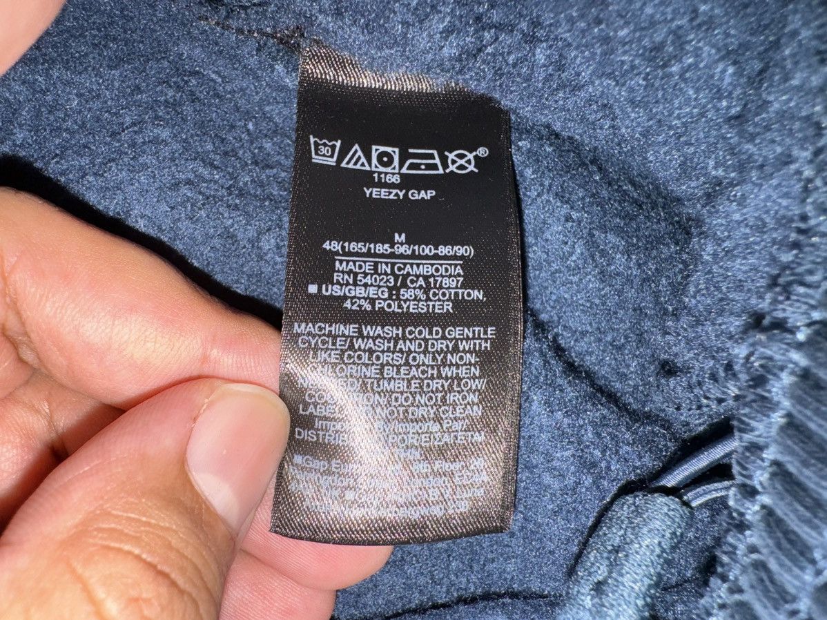 Balenciaga × Gap × Kanye West Yeezy Gap Sweatpants Navy Size Medium Size US 32 / EU 48 - 8 Thumbnail