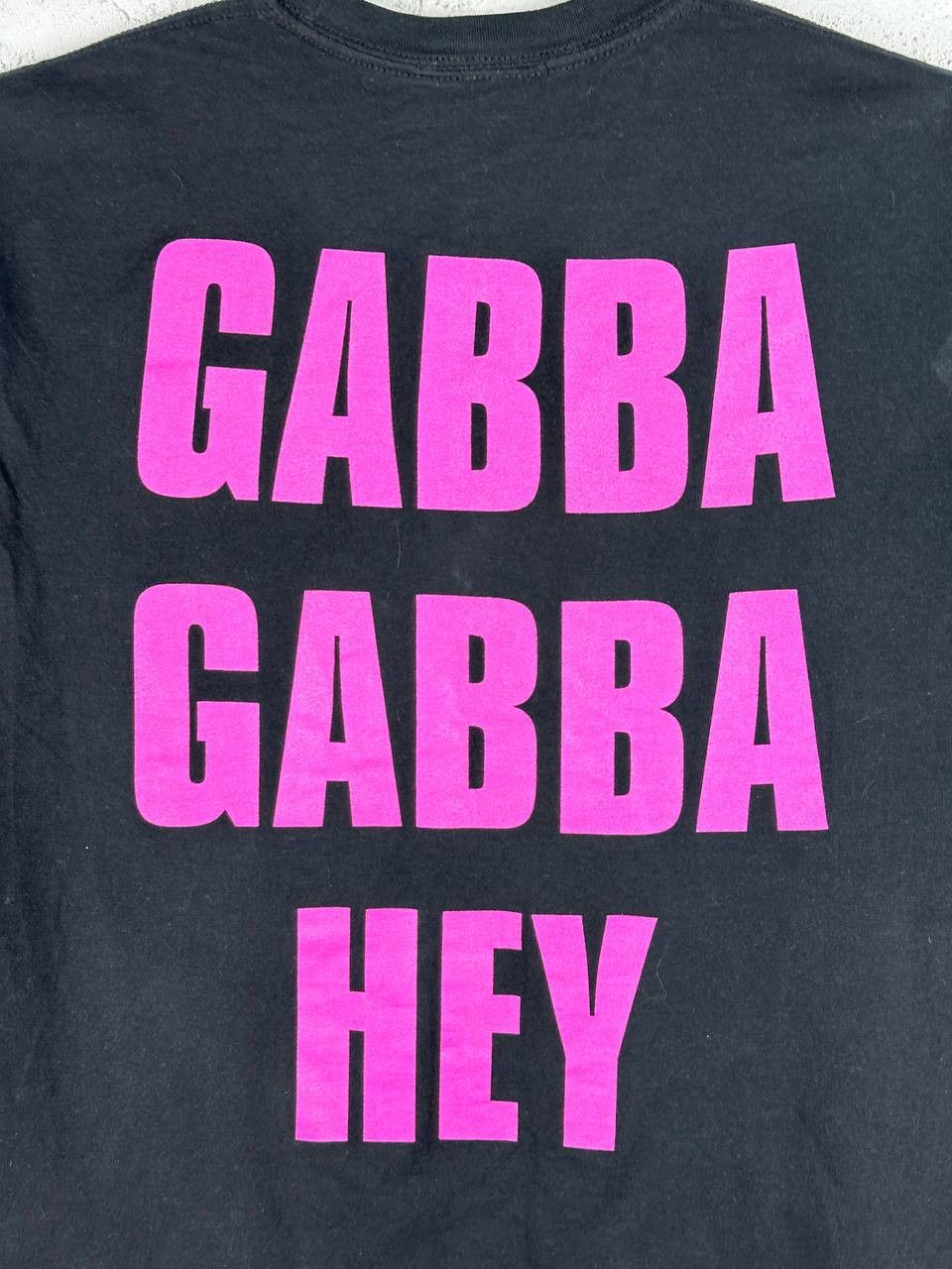 Band Tees × Vintage Vintage Ramones Gabba Gabba Hey Back T Shirt Balck Size M Size US M / EU 48-50 / 2 - 6 Thumbnail