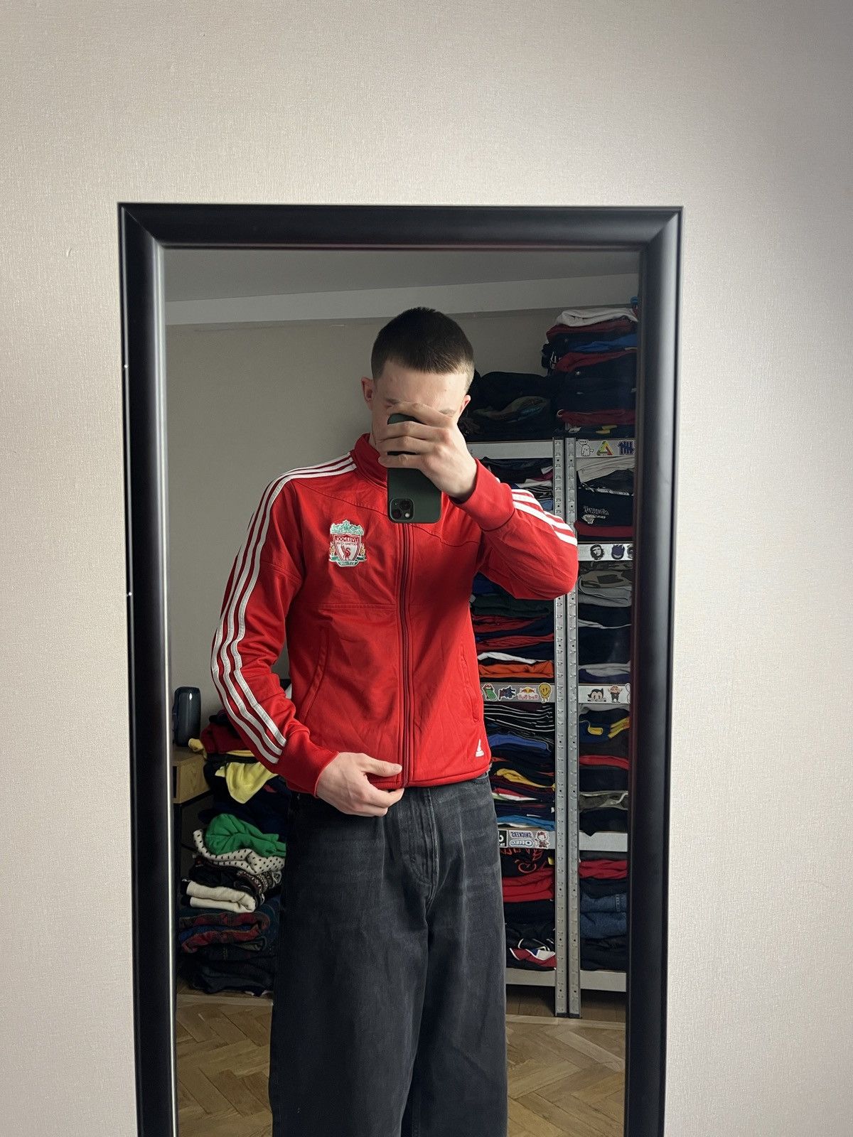Adidas Adidas Liverpool 2009 Football Training Soccer Jacket Hype Size US S / EU 44-46 / 1 - 2 Thumbnail