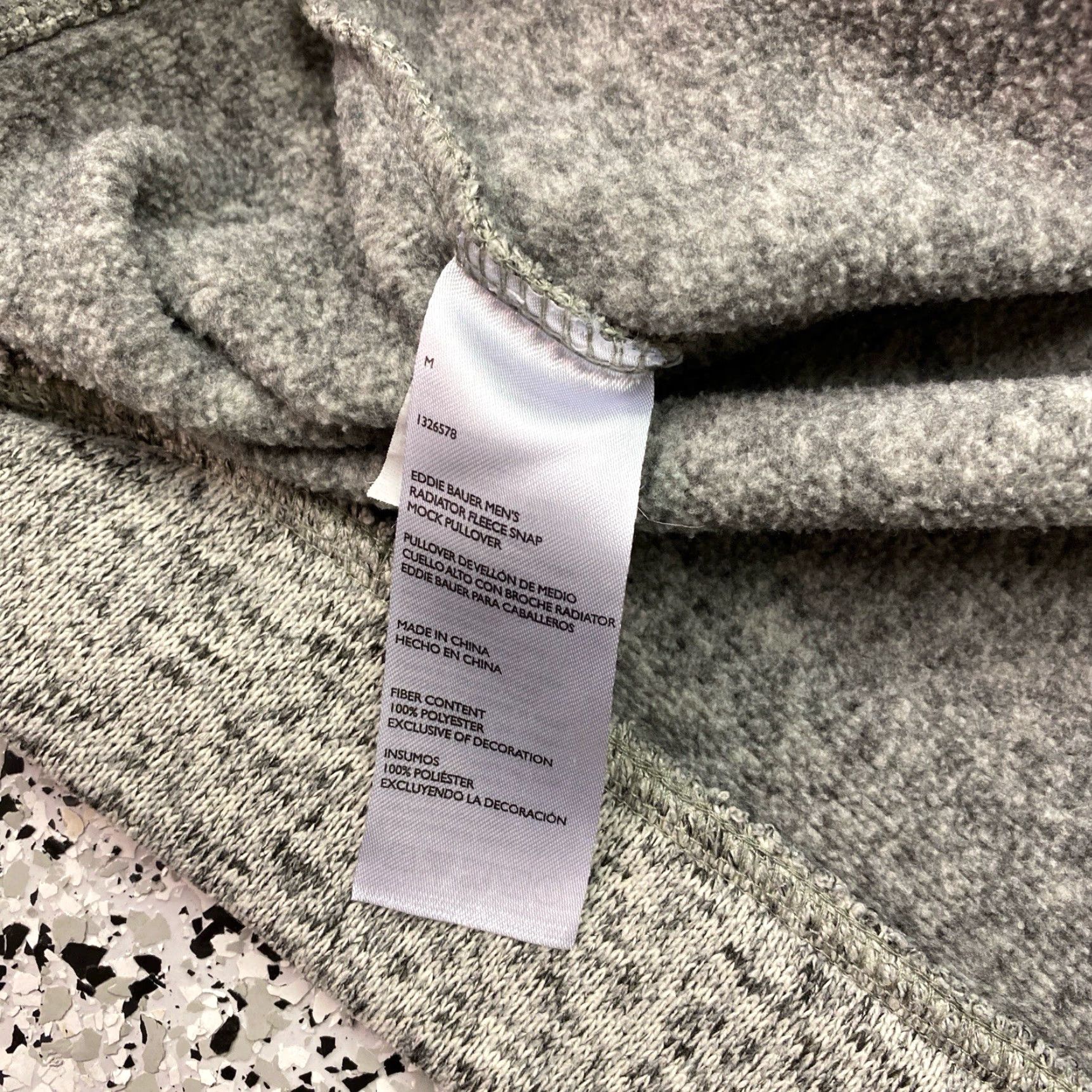 Eddie Bauer Eddie Bauer Sweatshirt Men Medium Gray 1/4 Snap Pullover Mock Neck Pullover Sweatshirt Casual Office Travel Hiking Golf Preppy 90s Classic Outdoor Size US M / EU 48-50 / 2 - 5 Thumbnail