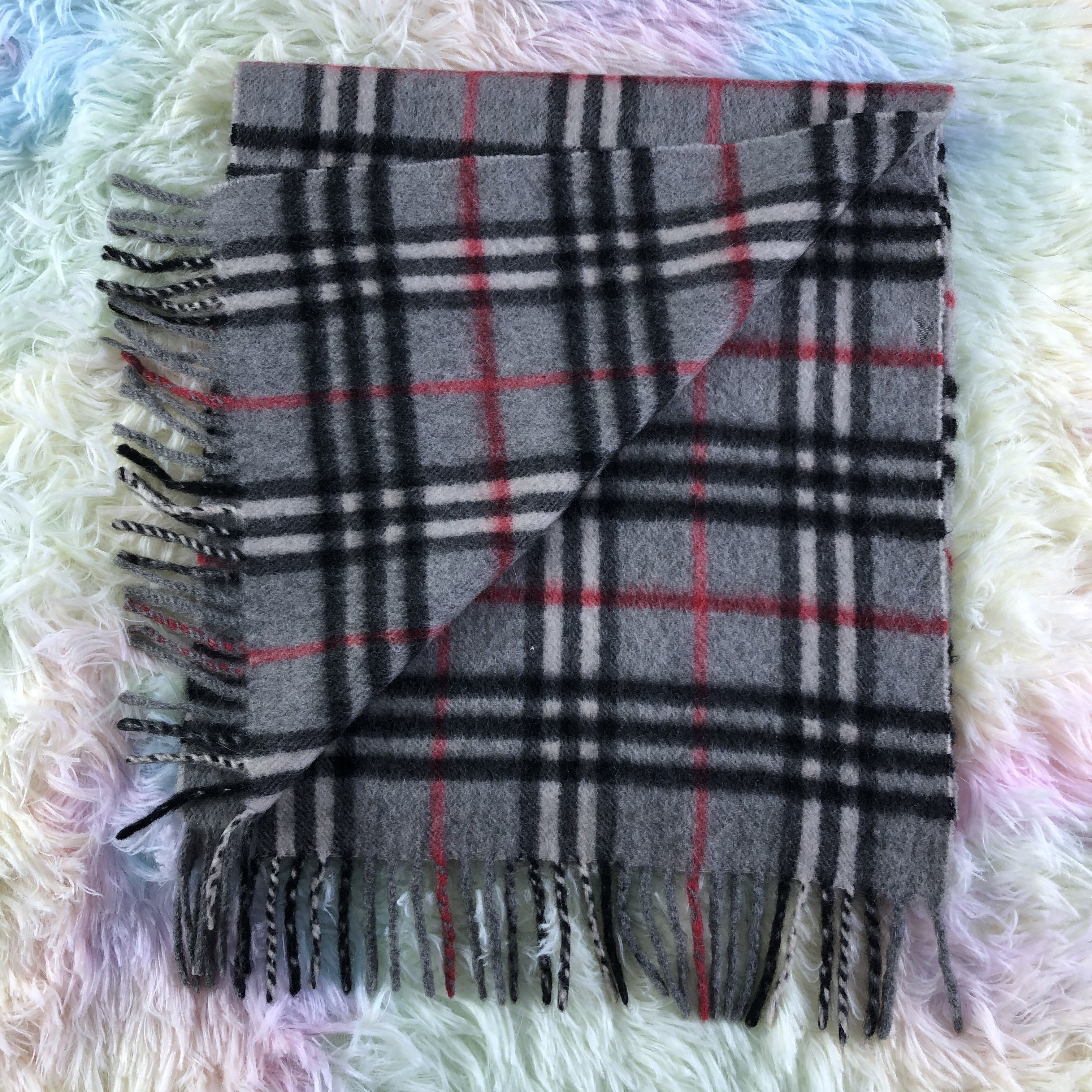 Burberry × Vintage Burberry Scarf / Muffler / Neckwear - KM179 Size ONE SIZE - 4 Thumbnail