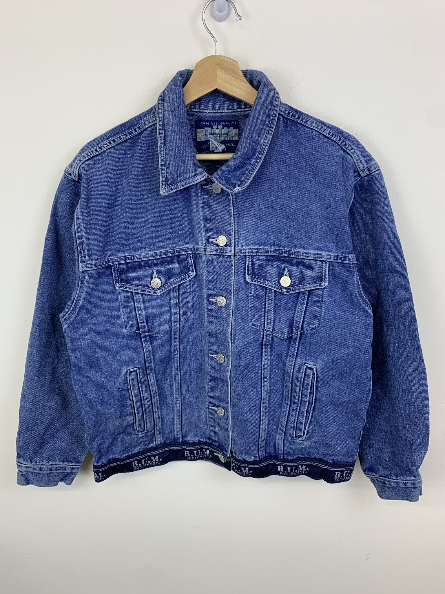 Levi's Vintage 1990s Bum Equipment Denim Jacket Size M Size US M / EU 48-50 / 2 - 1 Thumbnail