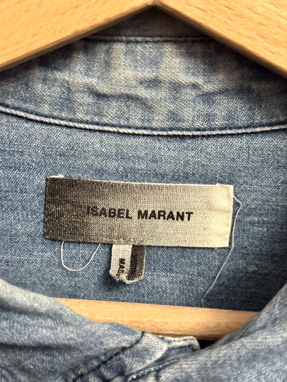 Isabel Marant isabel marant men denim shirt Size US XL / EU 56 / 4 - 2 Thumbnail