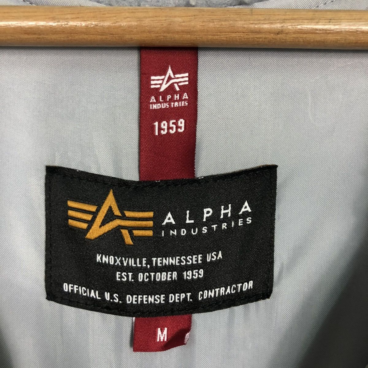 Alpha Industries 🔥VINTAGE DIP PILE FLEECE JACKET BUTTON ALPHA INDUSTRIES Size US M / EU 48-50 / 2 - 20 Thumbnail