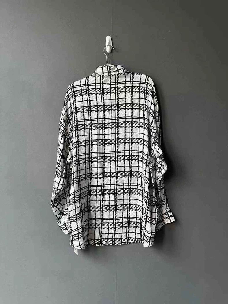 Balenciaga Balenciaga size 34 Silk dark full print shirt Size US L / EU 52-54 / 3 - 2 Thumbnail