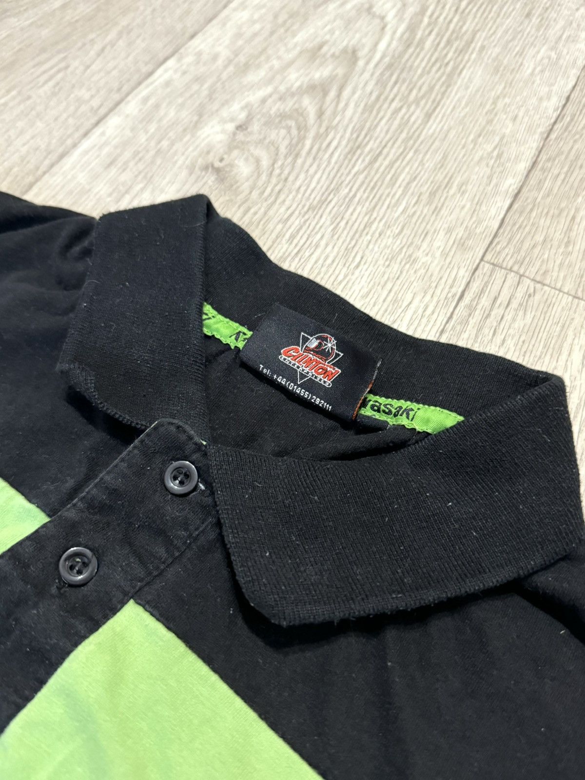 Vintage 🔷Vintage Kawasaki Racing Polo 90s🔷 Size US L / EU 52-54 / 3 - 4 Thumbnail