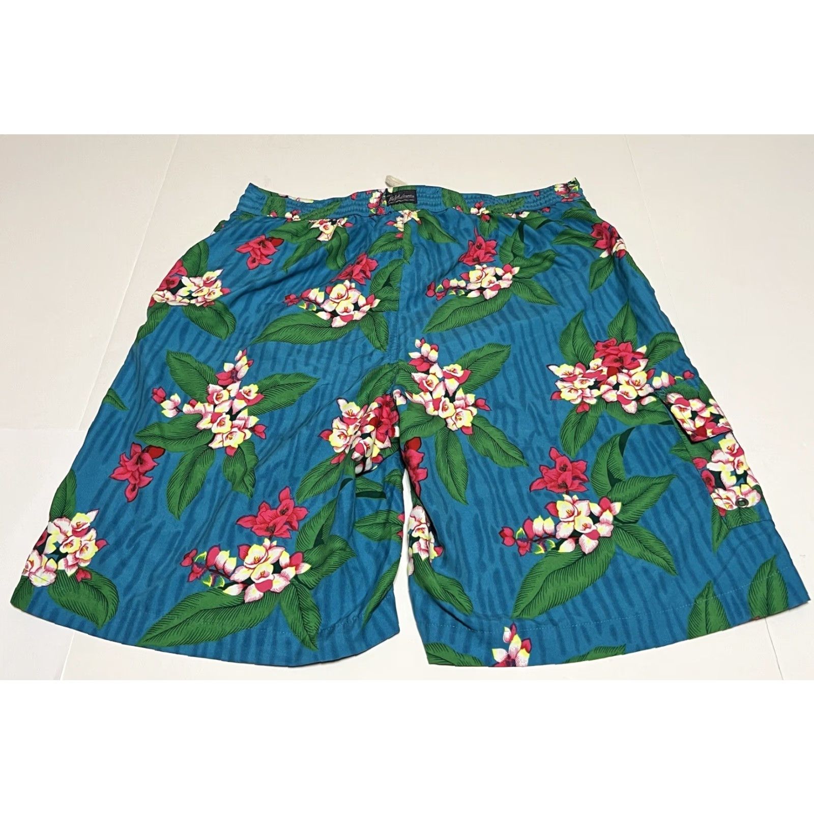 Polo Ralph Lauren Polo Ralph Lauren Men’s Blue Pink Floral Print Swim Trunks Large Size US L / EU 52-54 / 3 - 2 Thumbnail