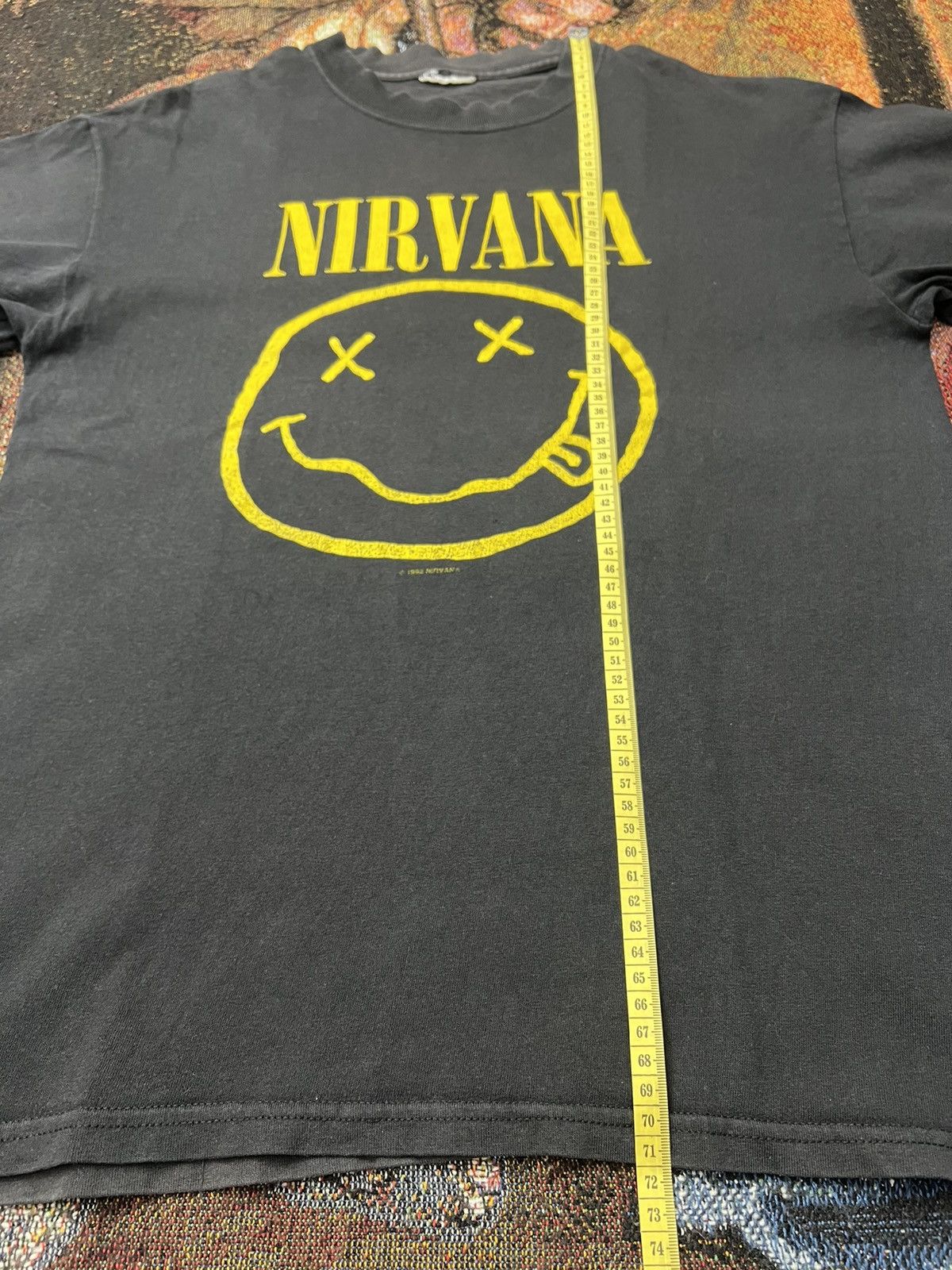 Band Tees Vintage '92 Nirvana Smiley Tee Size US L / EU 52-54 / 3 - 7 Thumbnail