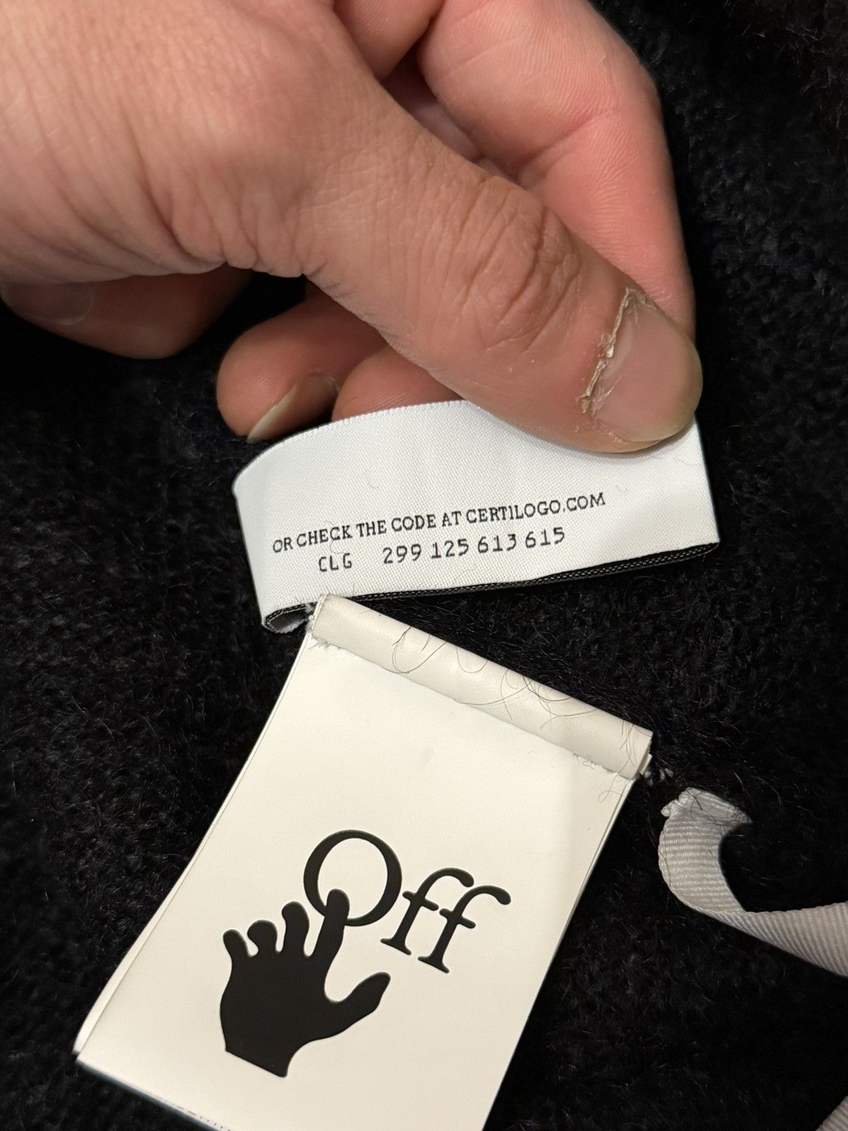 Off-White Off-White Diag Arrow Mohair Knit Sweater Gradient Size L Size US L / EU 52-54 / 3 - 10 Thumbnail