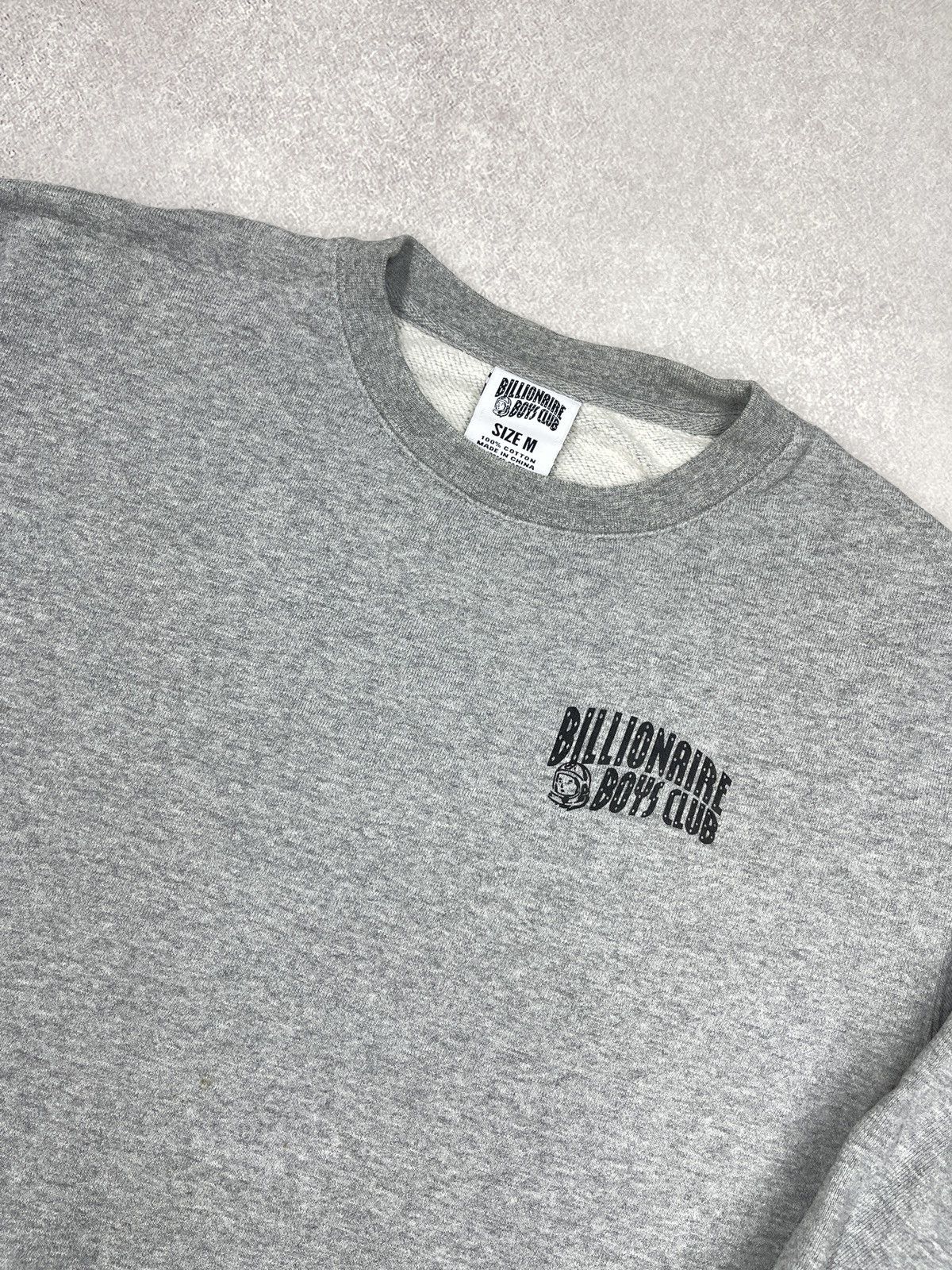 Billionaire Boys Club Mens Billionaire Boys Club Sweatshirt Grey Hype Cosmonaut Size US M / EU 48-50 / 2 - 4 Thumbnail