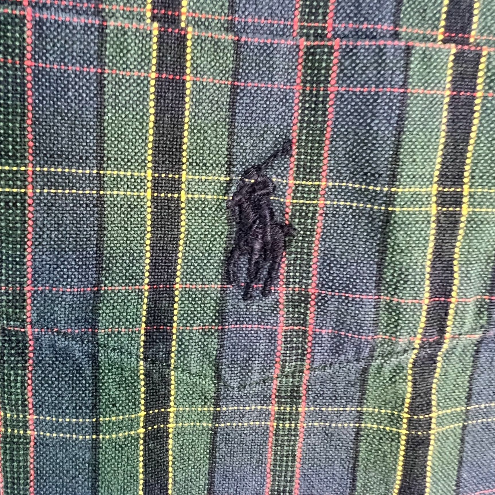 Ralph Lauren VINTAGE Ralph Lauren Men's Plaid Long Sleeve Casual Button-Down Shirt Blue Large Size US L / EU 52-54 / 3 - 3 Thumbnail