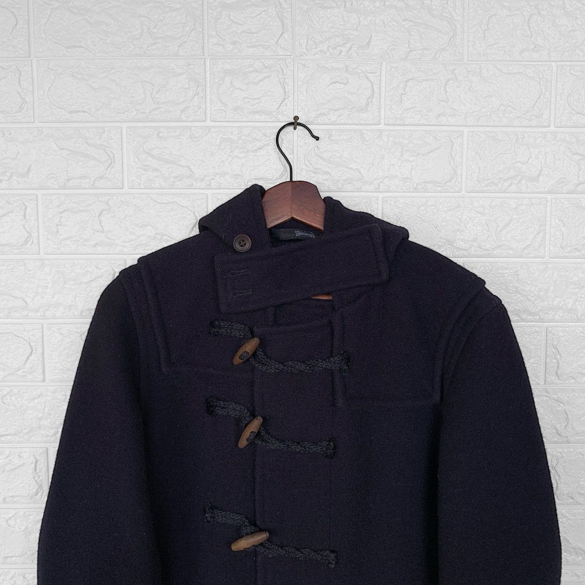 Comme des Garcons CDGH X GLOVERALL DUFFLE COAT WOOL JACKET HOODIE Size US S / EU 44-46 / 1 - 14 Thumbnail