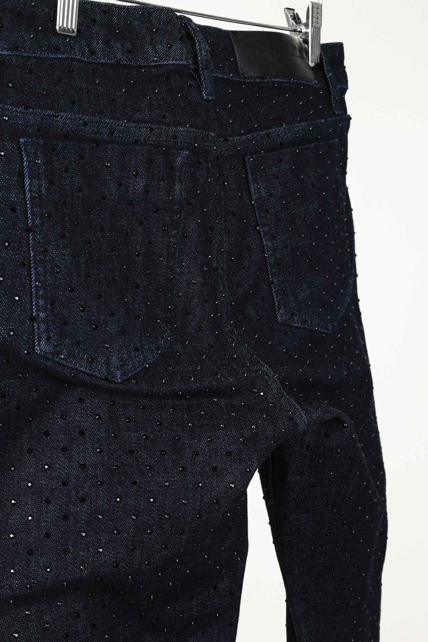 Victoria Beckham Victoria Beckham Rhinestone Dark Navy Jeans Size 29" - 8 Thumbnail