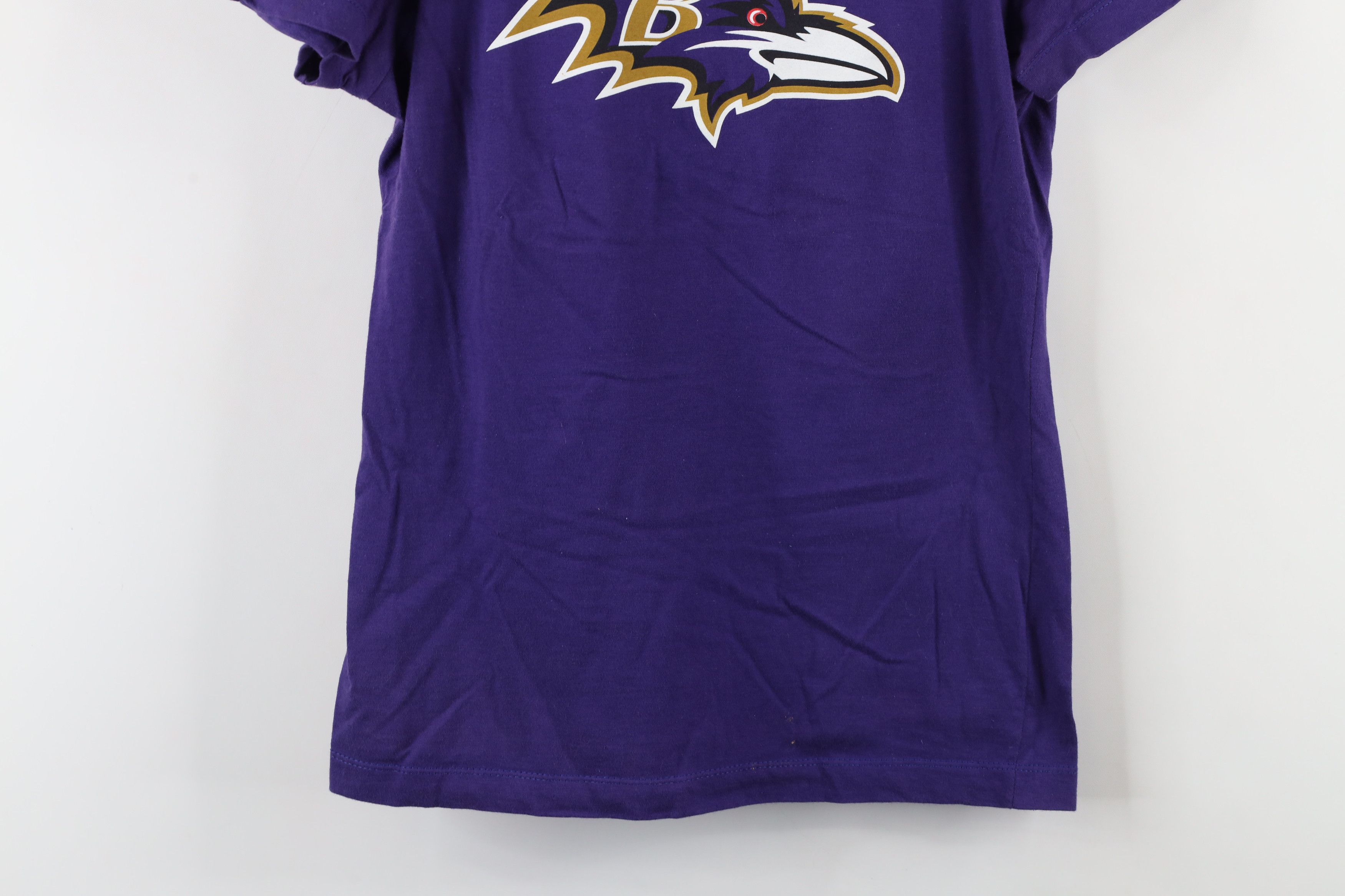 Nike × Vintage Nike Fit Super Bowl XLVII Baltimore Ravens Football T-Shirt Size S / US 4 / IT 40 - 3 Thumbnail