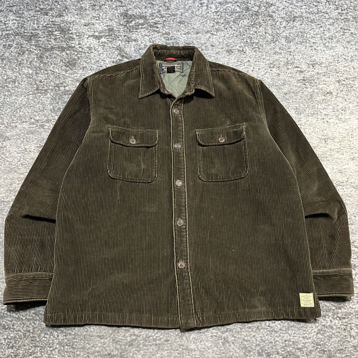 Abercrombie & Fitch VINTAGE 90s ABERCROMBIE & FITCH CORDUROY FIELD JACKET LARGE Size US L / EU 52-54 / 3 - 3 Thumbnail