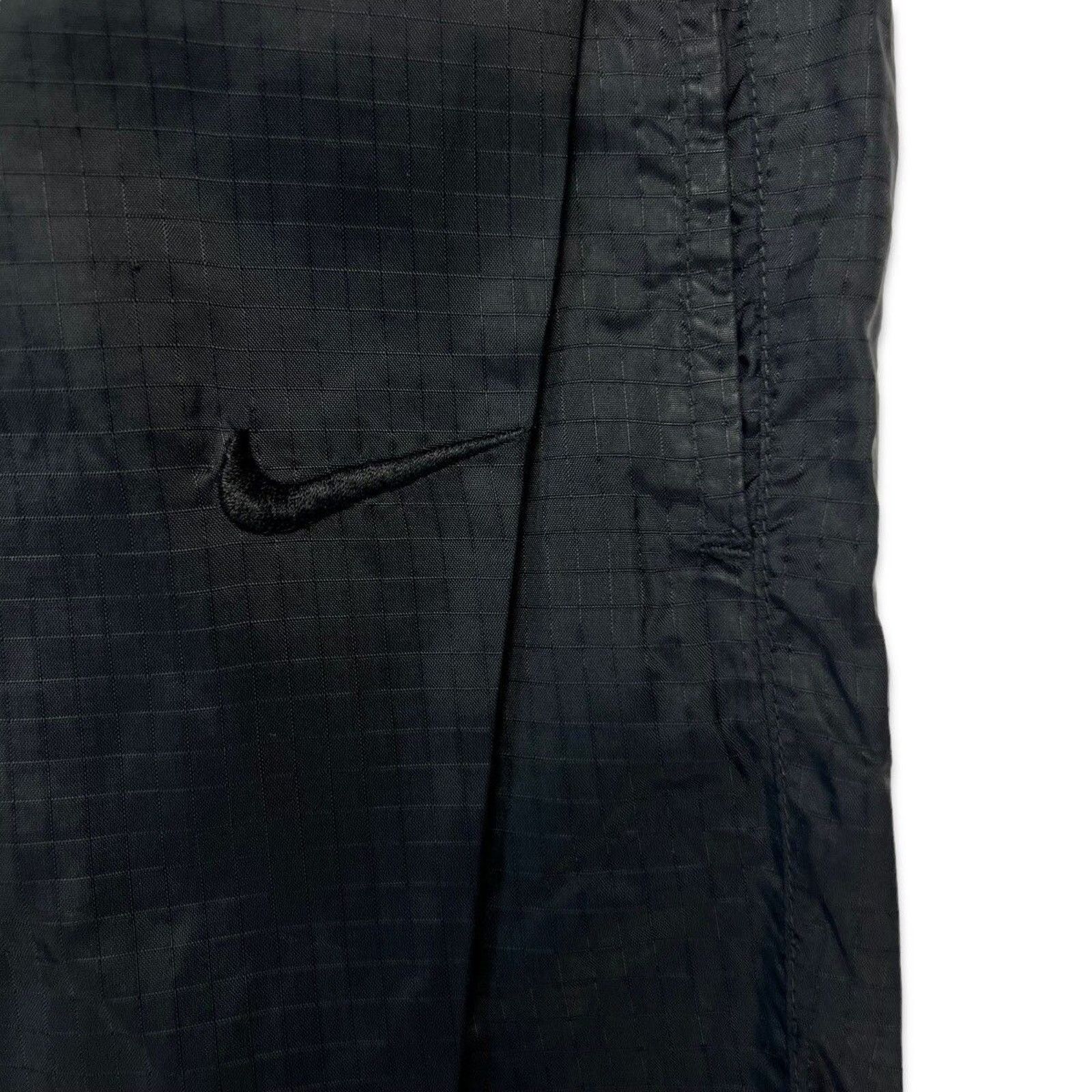 Nike × Vintage VTG 90s Nike Track Pants Medium Swoosh Windbreaker Jogger Size US 32 / EU 48 - 2 Thumbnail