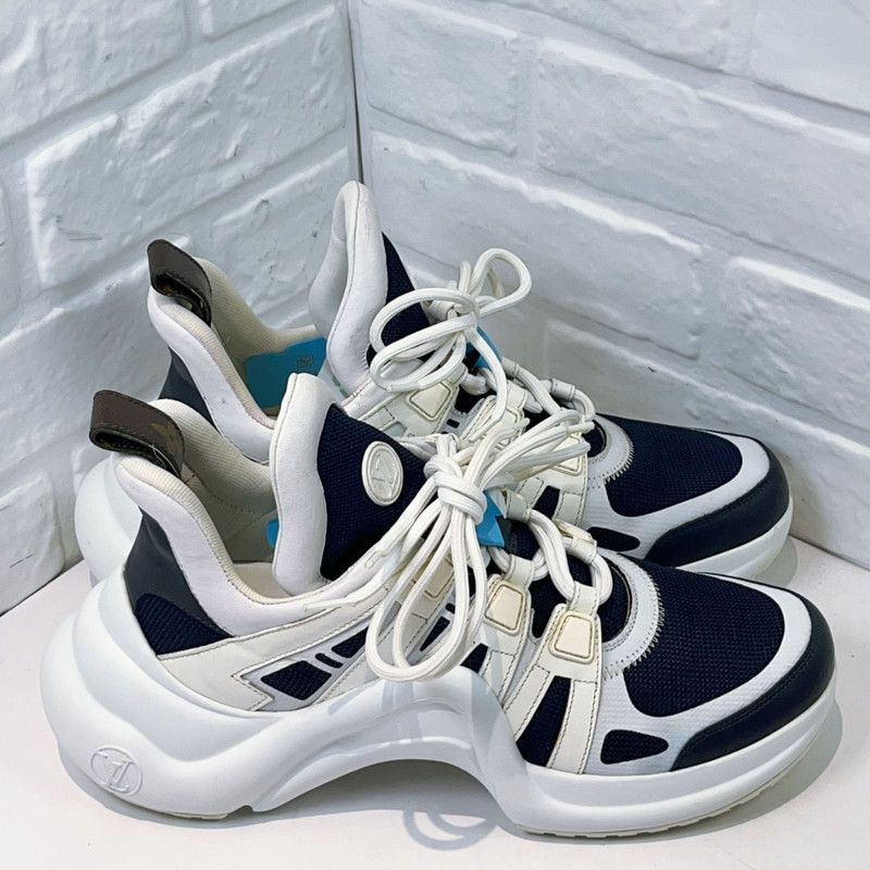 Louis Vuitton Louis Vuitton Colorblock Bridge Dad Sneakers - Size US 9 / EU 42 - 3 Thumbnail