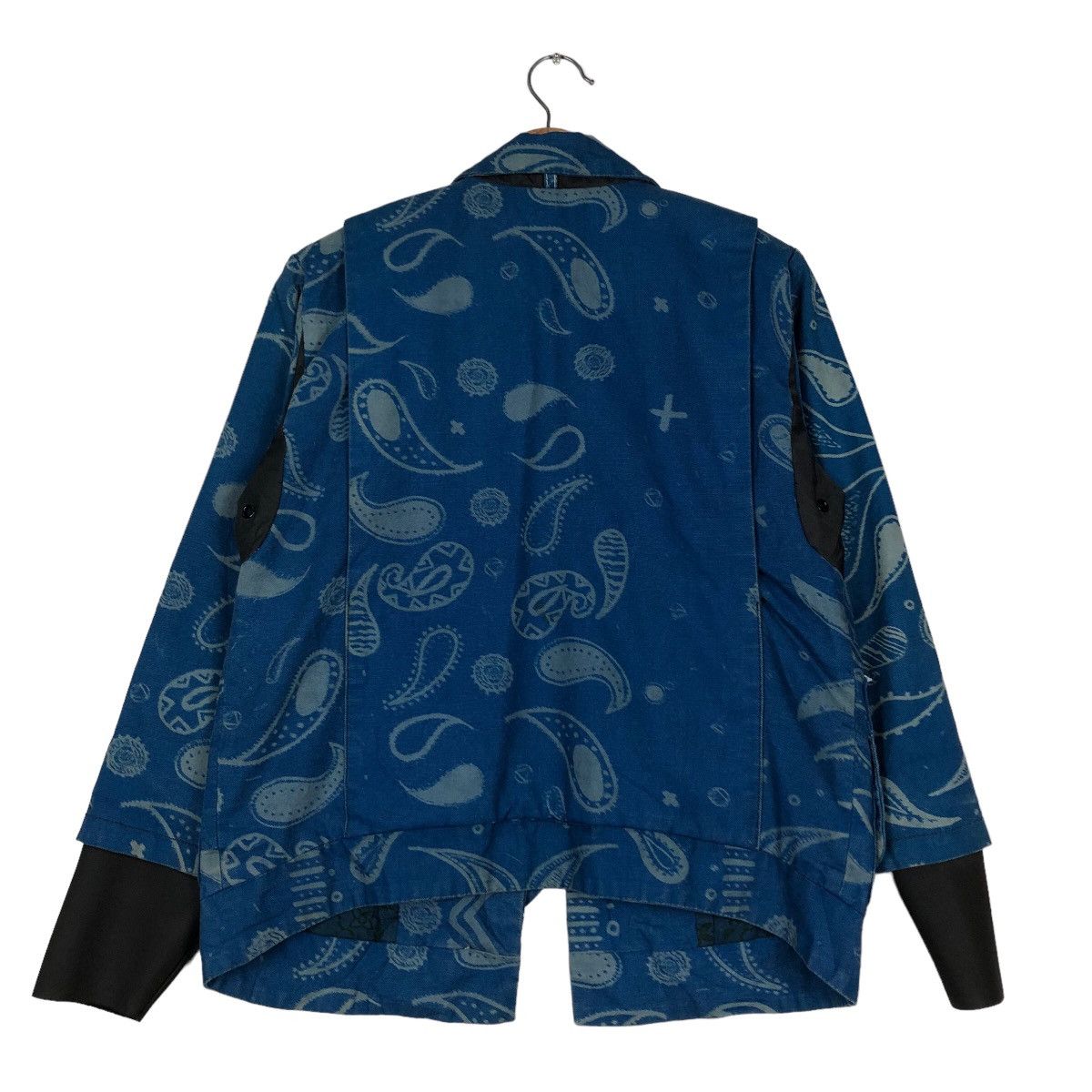 Blue Blue Japan 🔥Cropped Denim Jacket Biker Bondage Button Steel Japan Size US M / EU 48-50 / 2 - 8 Thumbnail