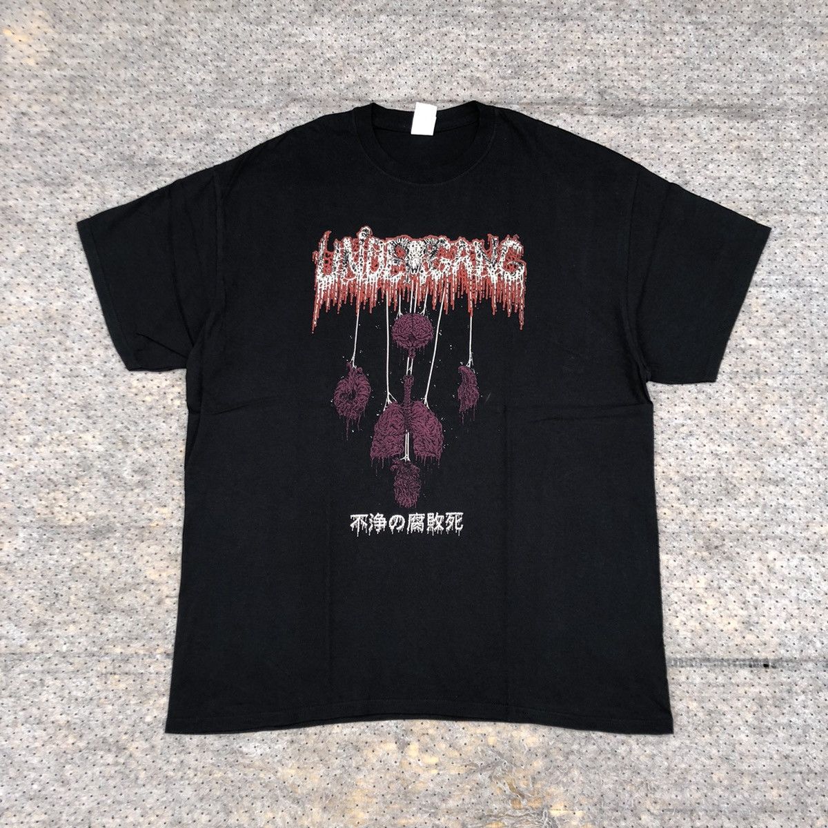 Band Tees Undergang Death Metal Band Tee Size US XL / EU 56 / 4 - 5 Thumbnail