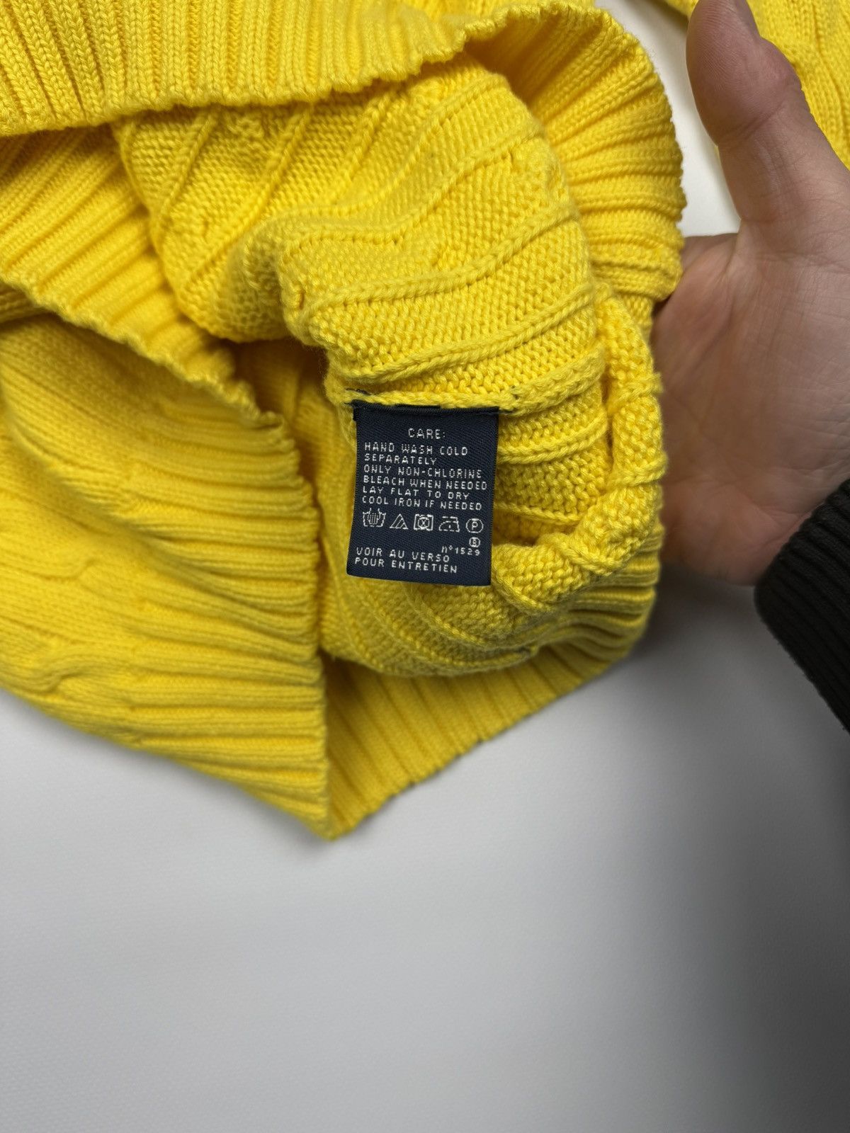 Polo Ralph Lauren Vintage Polo Ralph Lauren Woman Chanky Knit V-neck Sweater Size L / US 10 / IT 46 - 6 Thumbnail