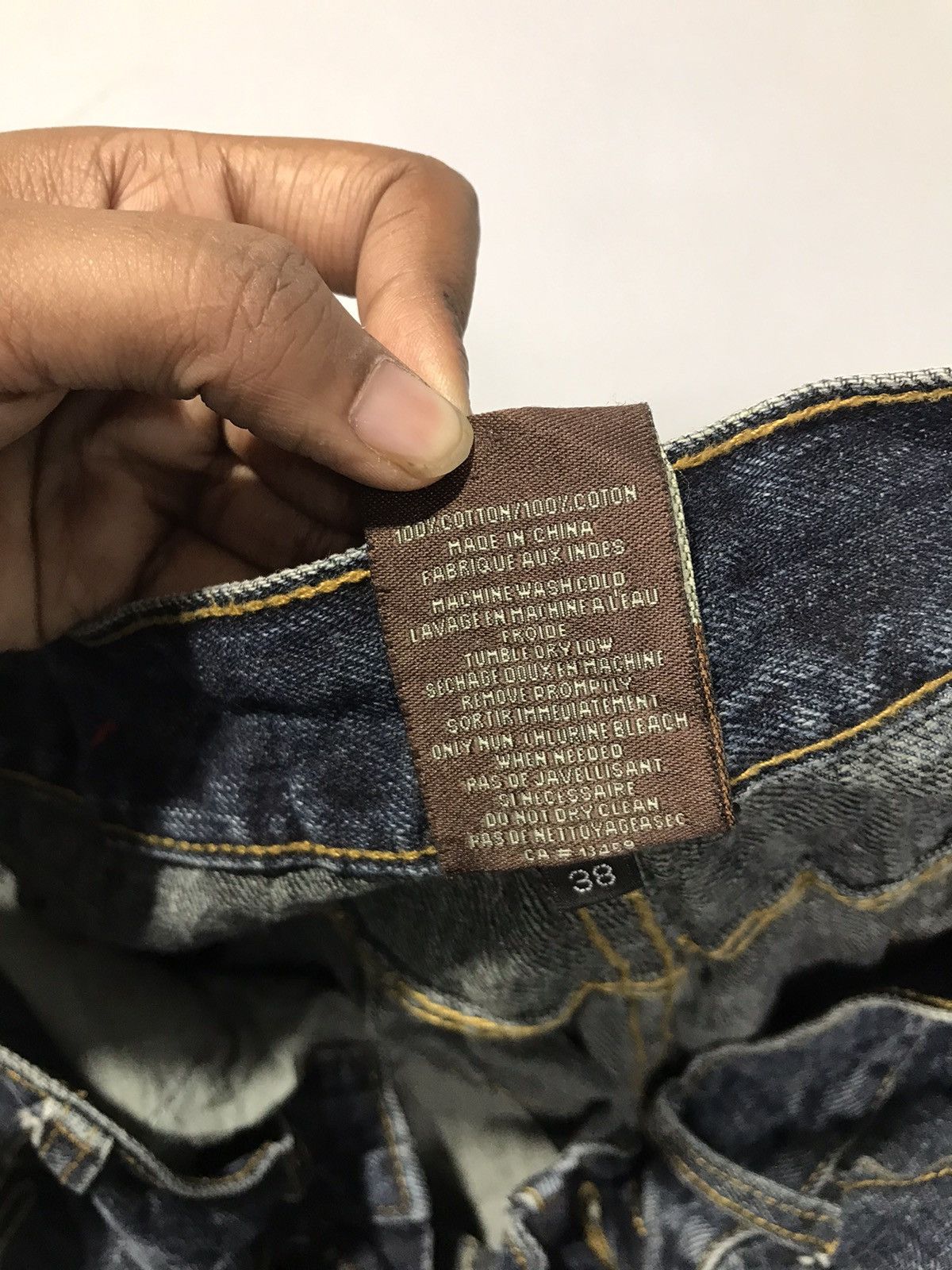Makaveli Vintage makeveli thread embroidered denim Size US 36 / EU 52 - 7 Thumbnail