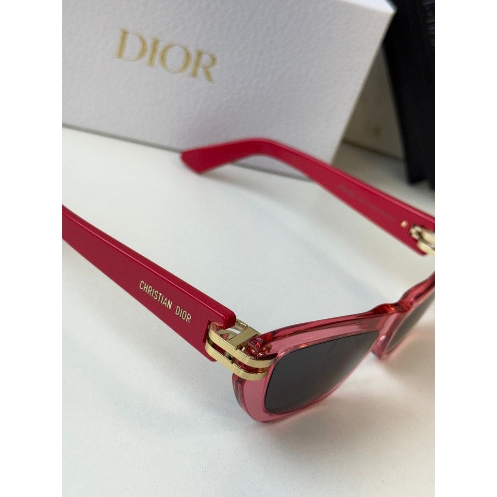 Dior NEW Dior CDior B2U Cat Eye Sunglasses in Pink Red Size ONE SIZE - 6 Thumbnail