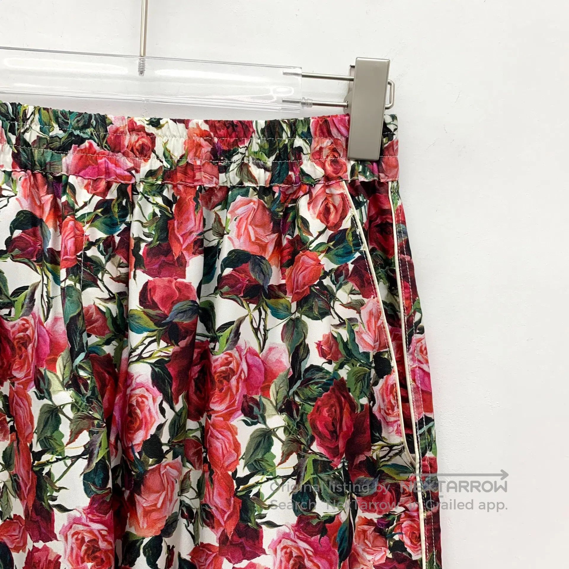 Dolce & Gabbana Dolce Gabbana Color block rose flower full print mulberry Size US 38 / EU 54 - 3 Thumbnail