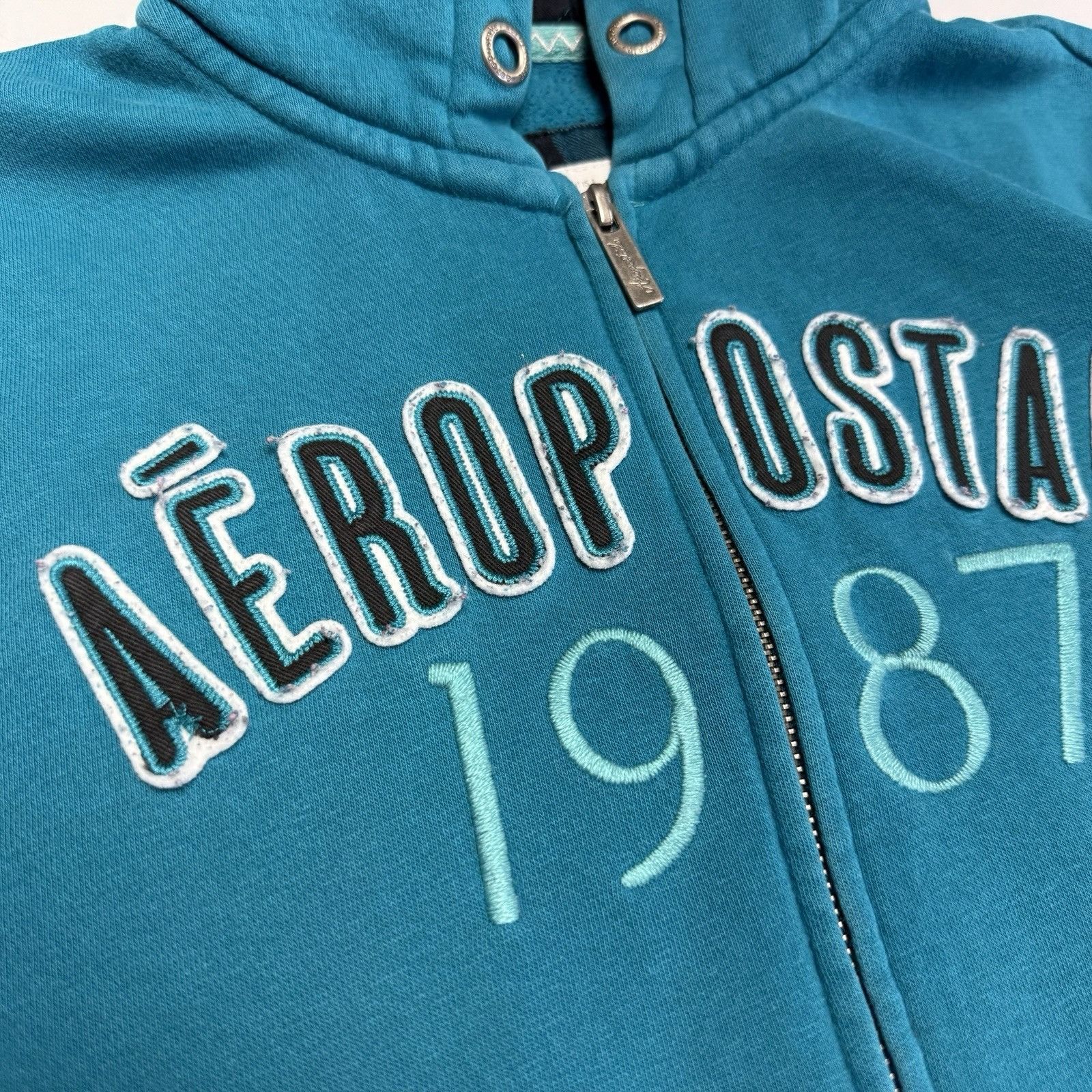 Aeropostale Aeropostale Hoodie Sweatshirt Womens Medium 18x23 Fill Zip Y Size M / US 6-8 / IT 42-44 - 5 Thumbnail