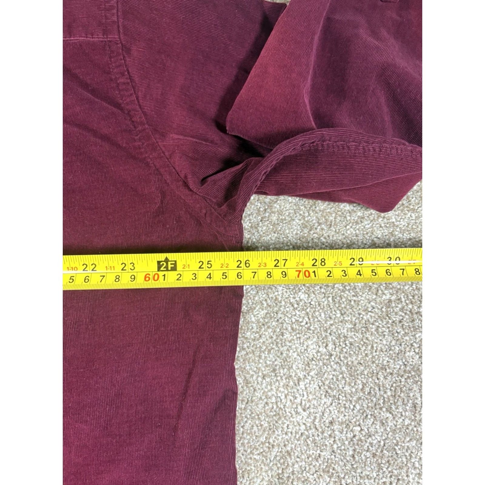 Lands' End VINTAGE Lands' End Chamois Red Button Down Shirt Cotton Tall XL 17-17.5 Men Big & Tall Button-Down Corduroy Pocket 90s Size US XL / EU 56 / 4 - 8 Thumbnail