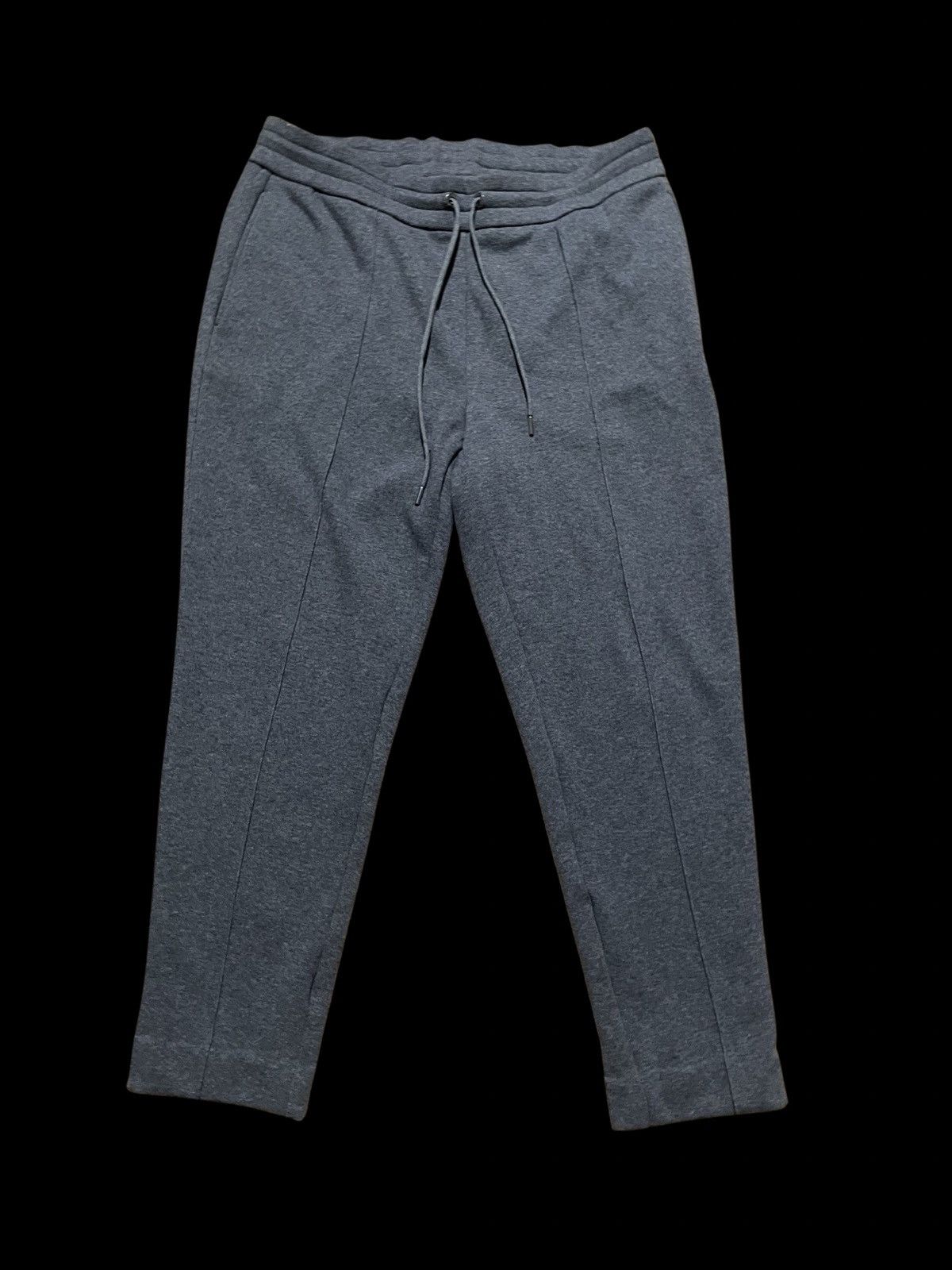 image of Moncler Pleated Joggers in Grey, Men's (Size 36)