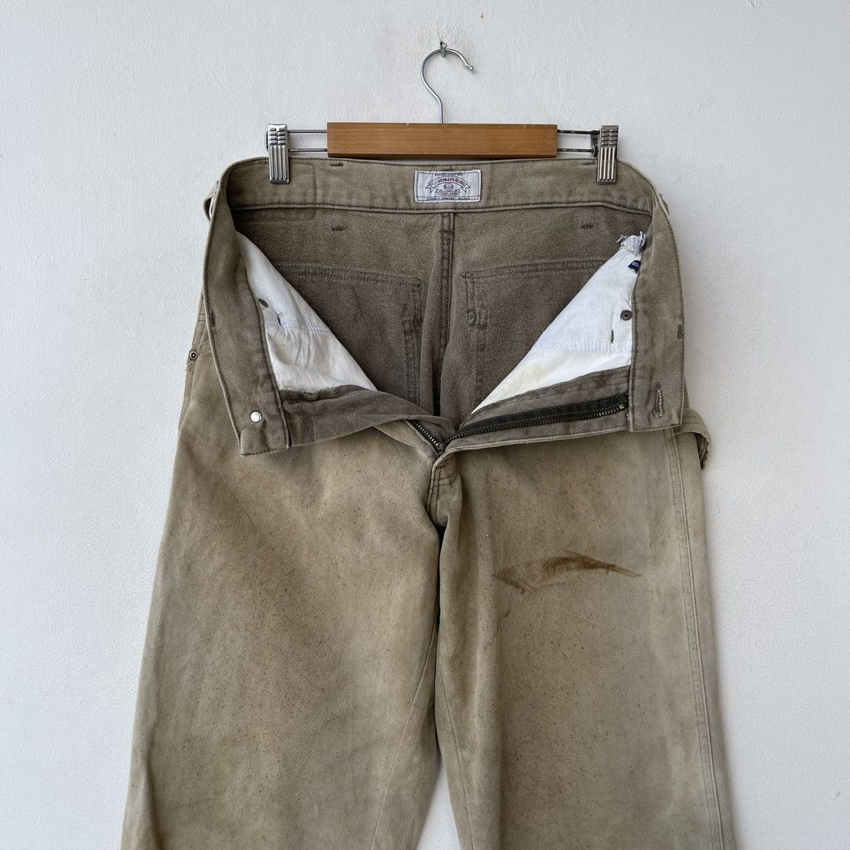 Giorgio Armani Vintage Armani Jeans Made in Italy Carpenter Pants Canvas Size US 31 - 13 Thumbnail