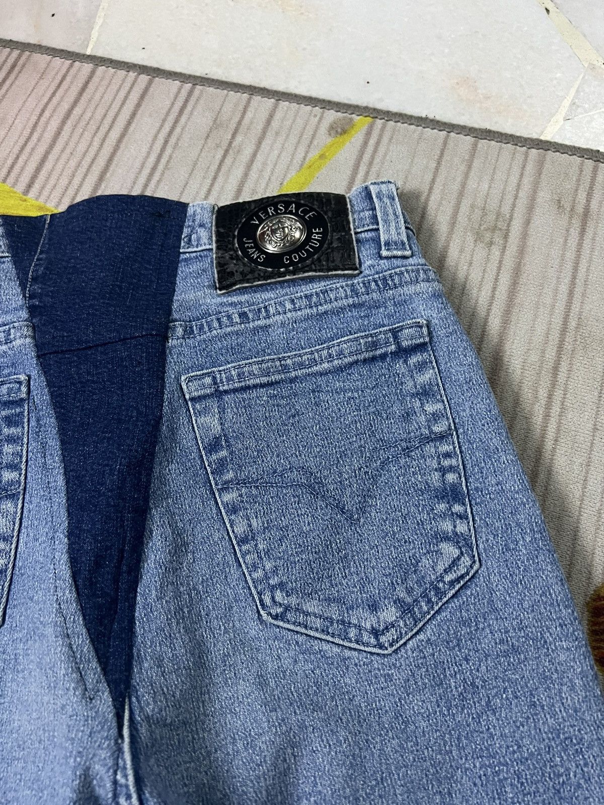Versace Jeans Couture 💥Versace Jean Couture Faded Jean Size 26" / US 2 / IT 38 - 20 Thumbnail