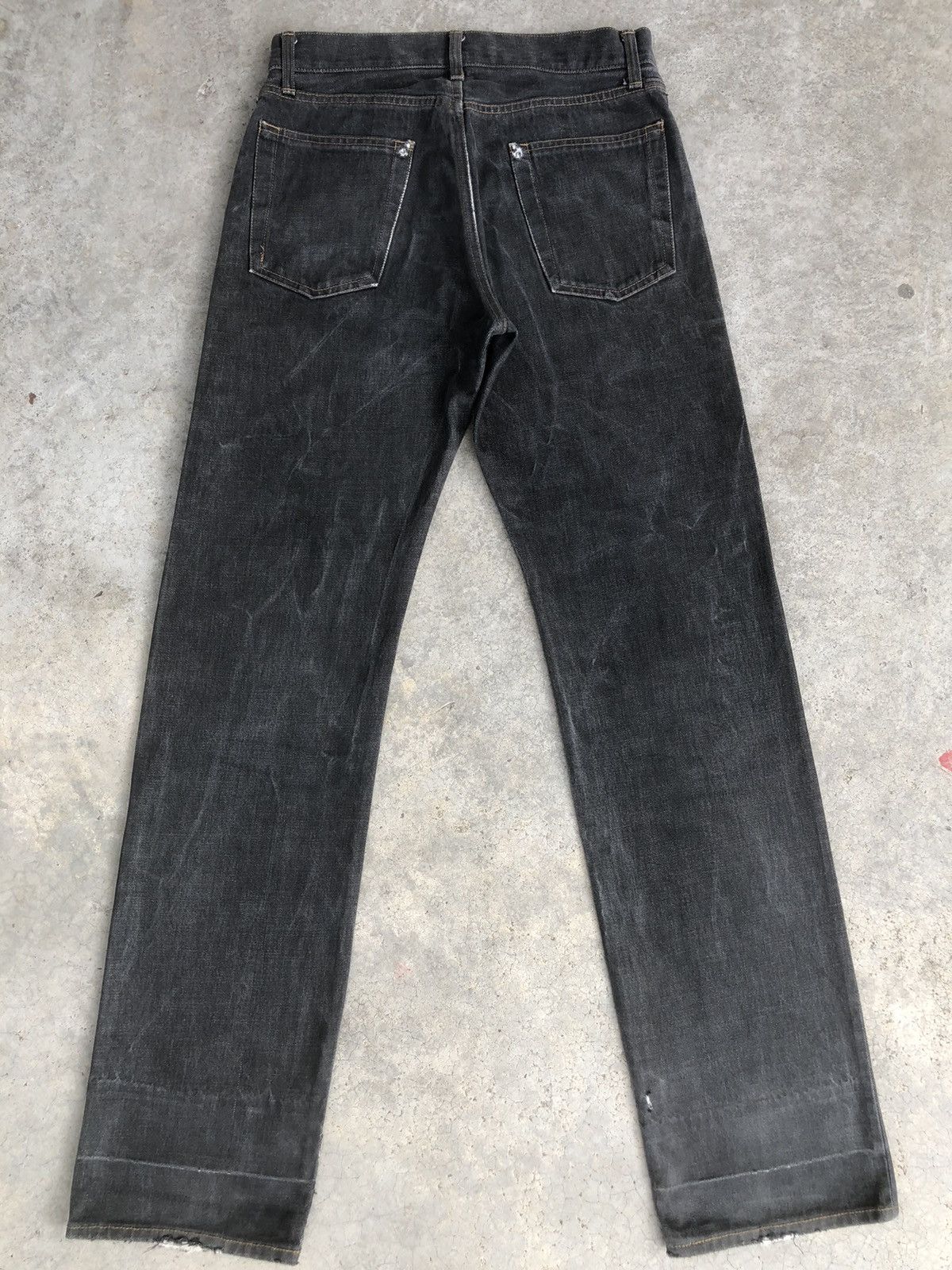 Japanese Brand Comme Ca Du Selvedge Denim Distressed Jeans Size US 30 / EU 46 - 2 Thumbnail