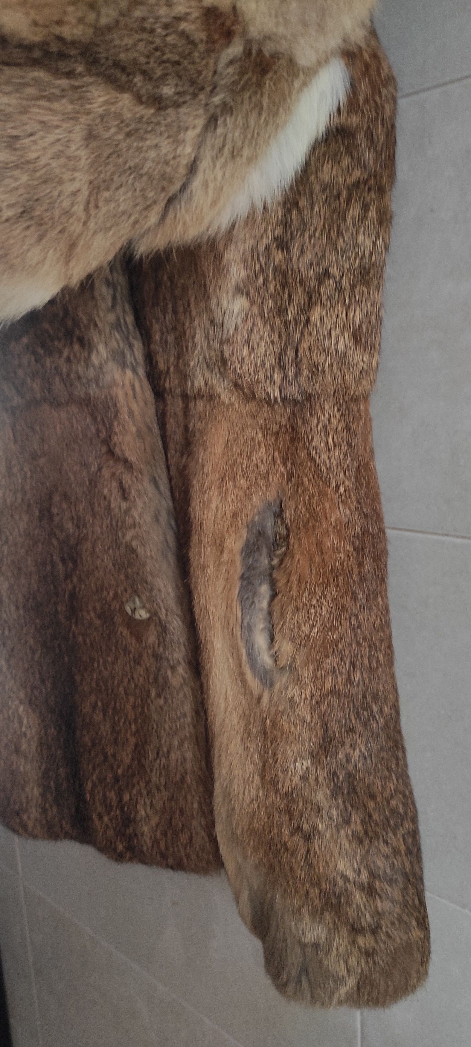 Genuine Leather × Vintage Frylane Paris Genuine Real Rabbit Fur Coat Made In France M Size M / US 6-8 / IT 42-44 - 17 Thumbnail