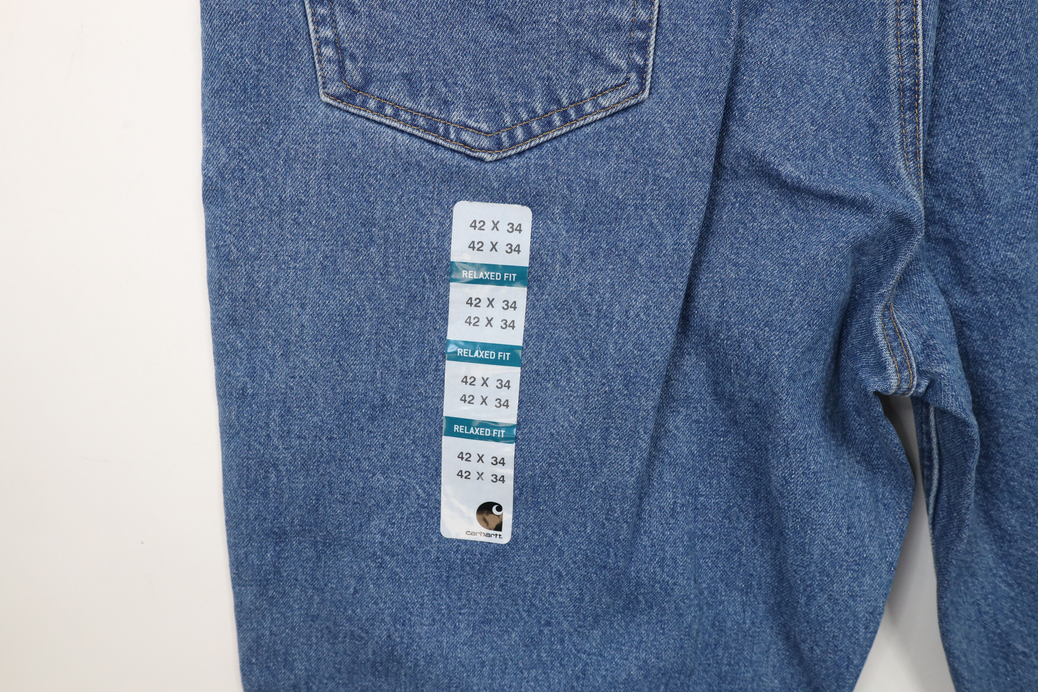 Carhartt × Vintage Deadstock Vintage Y2K Carhartt Fit Tapered Leg Denim Jeans Size US 42 / EU 58 - 15 Thumbnail
