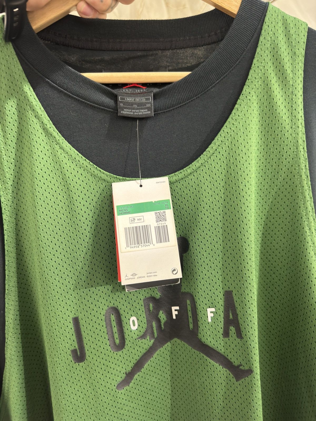 Jordan Brand × Off-White Off-white x Jordan Nike jersey tee Size US XL / EU 56 / 4 - 11 Thumbnail