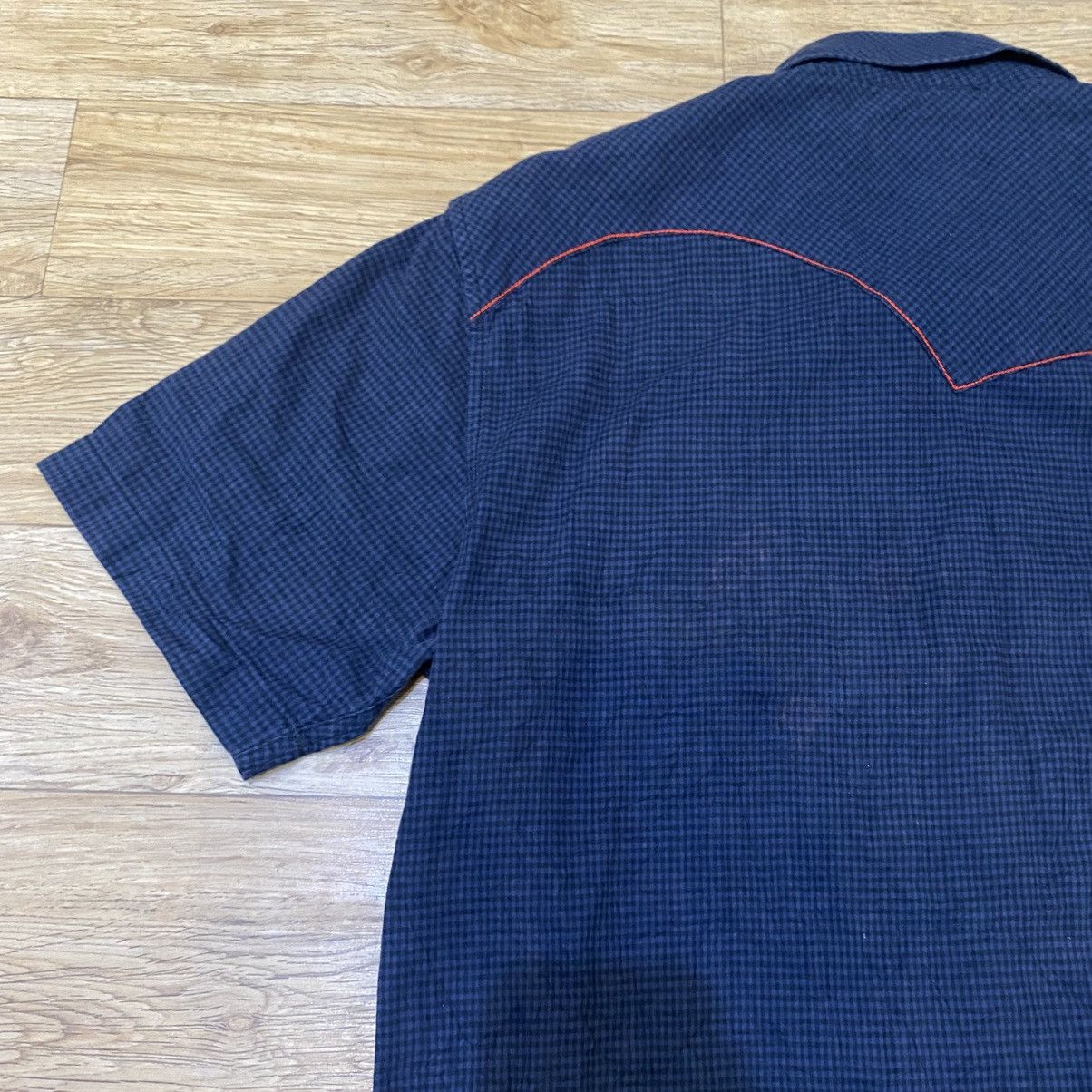 Evisu Evisu Blue Navy Button Up Shirts Size US M / EU 48-50 / 2 - 12 Thumbnail