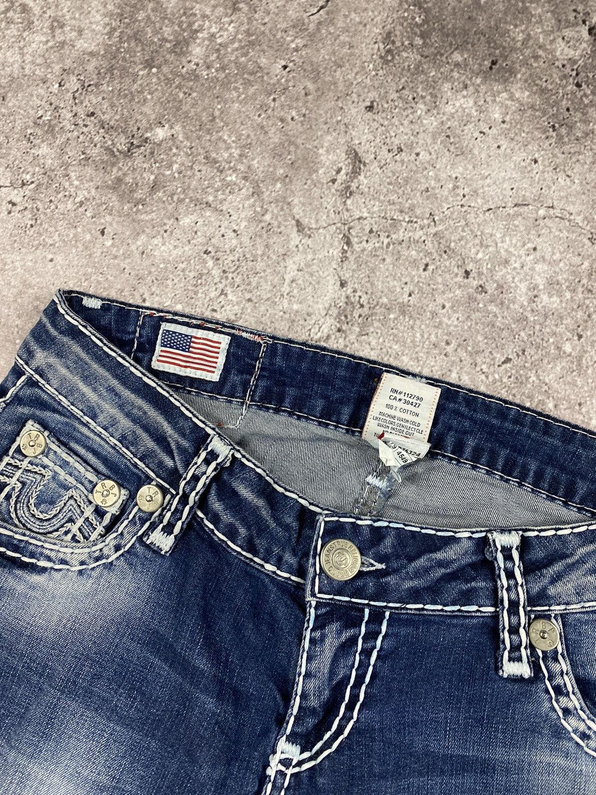 True Religion Rare Vintage True Religion Billy T Jeans Size 31 Y2K Drip Size 31" - 6 Thumbnail