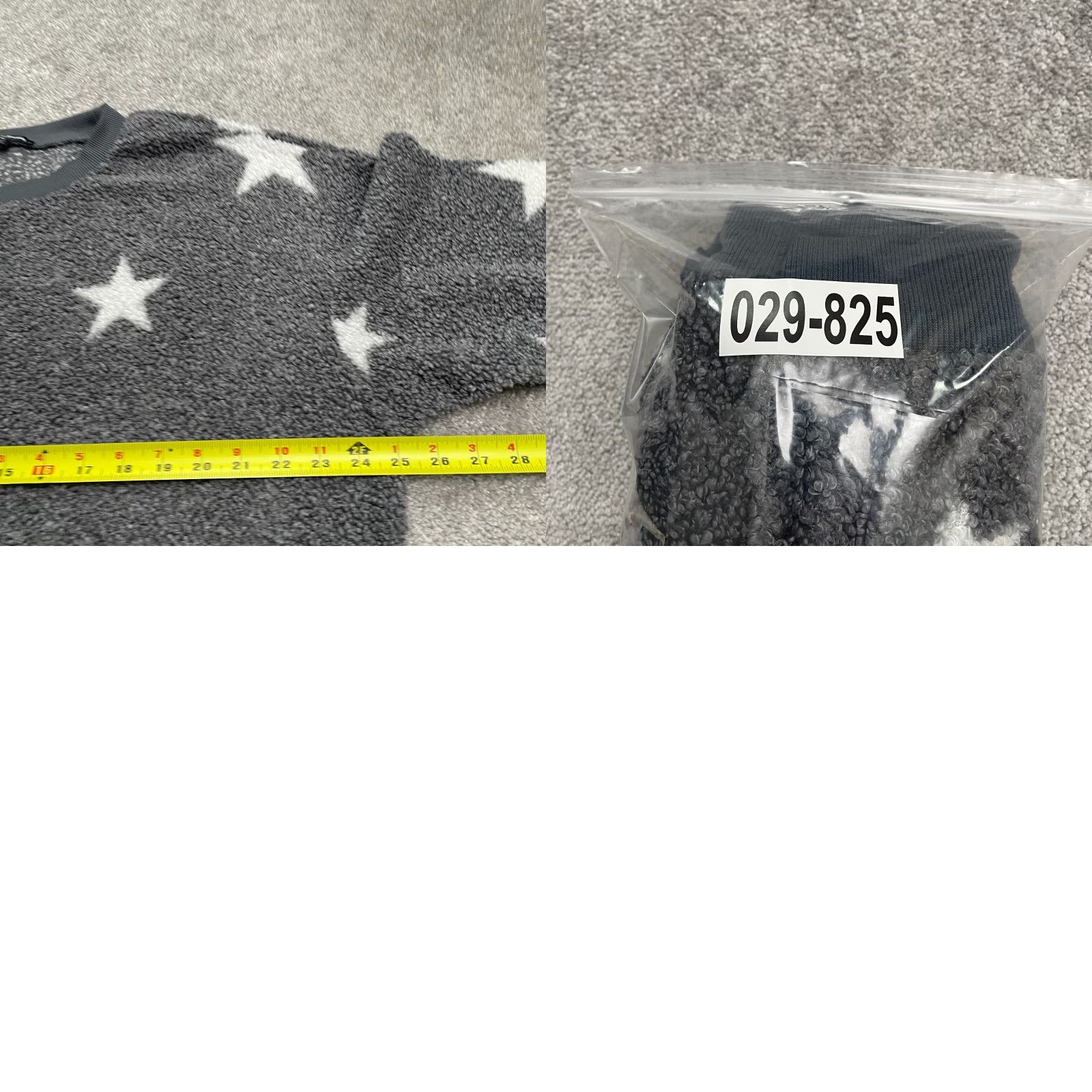 Vintage Knapp Studio Fleece Pullover Sweatshirt Womens XL Gray Stars Crew Neck Casual Size XL / US 12-14 / IT 48-50 - 8 Thumbnail
