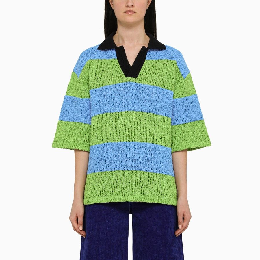 Sunnei o1d2blof1024 Polos Shirt In Multicolor Size S / US 4 / IT 40 - 1 Thumbnail