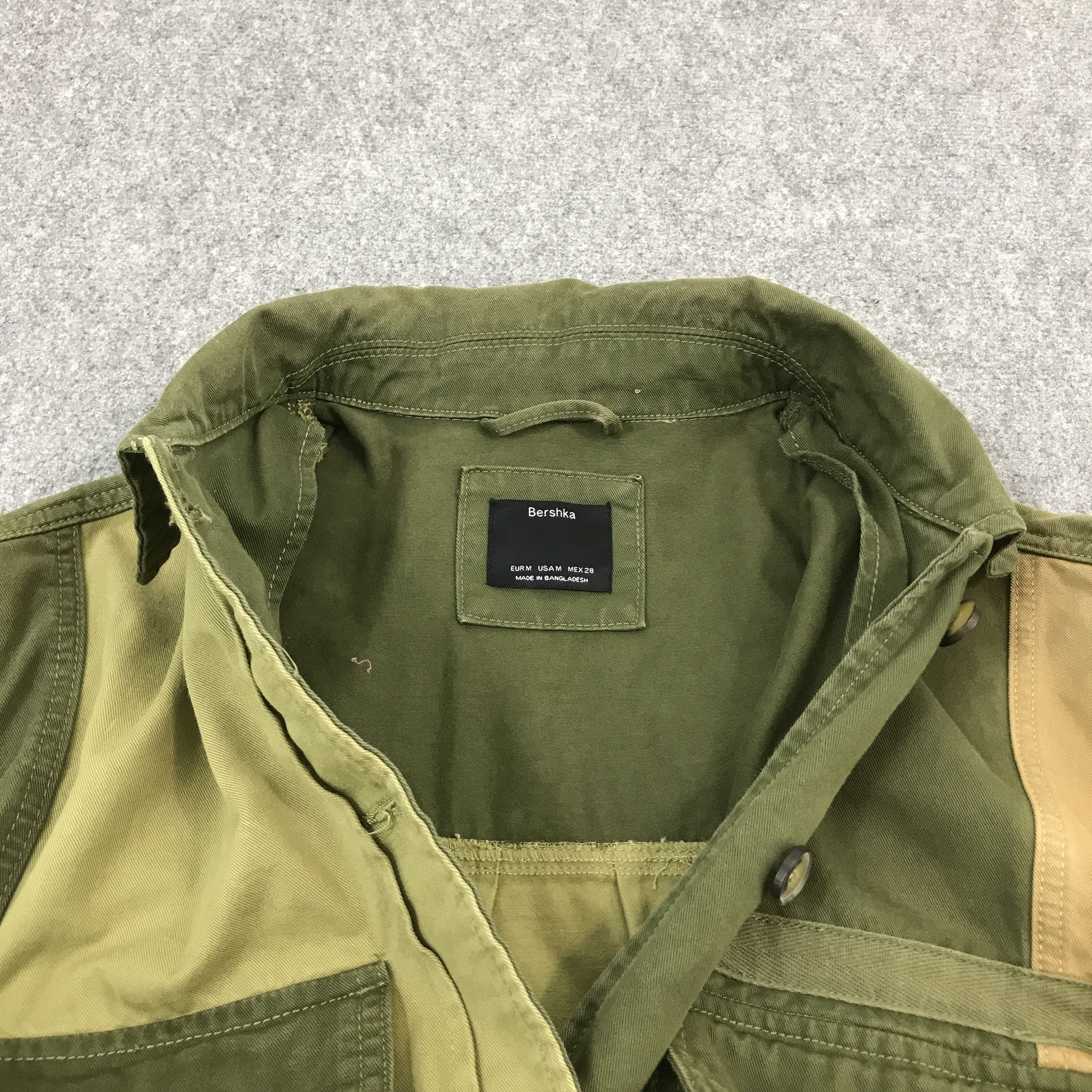 Bershka × Designer × Japanese Brand JAPAN BERSHKA PATCHWORK DESIGN BUTTON UP JACKET Size US M / EU 48-50 / 2 - 7 Thumbnail